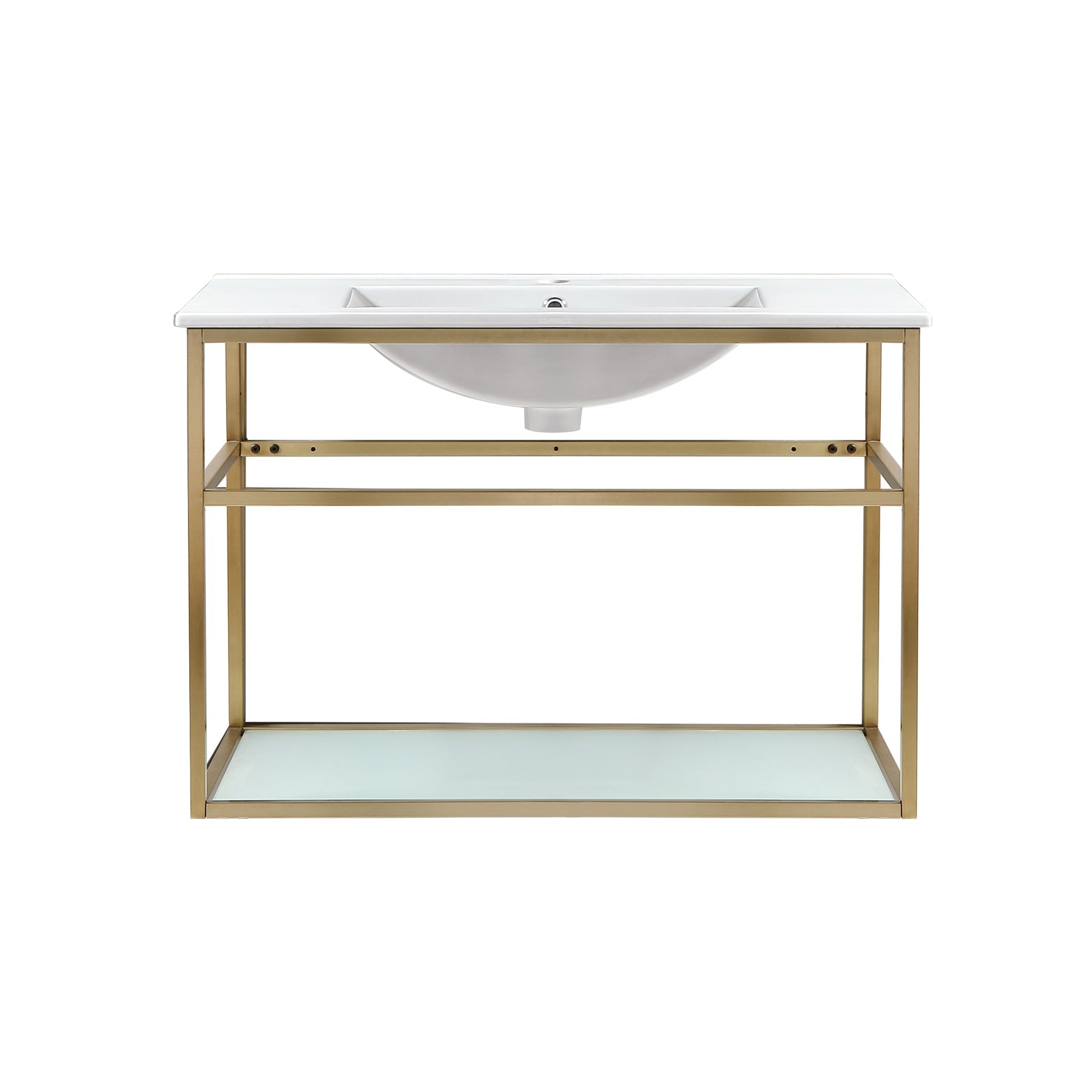 Gold / White / 1-Hole