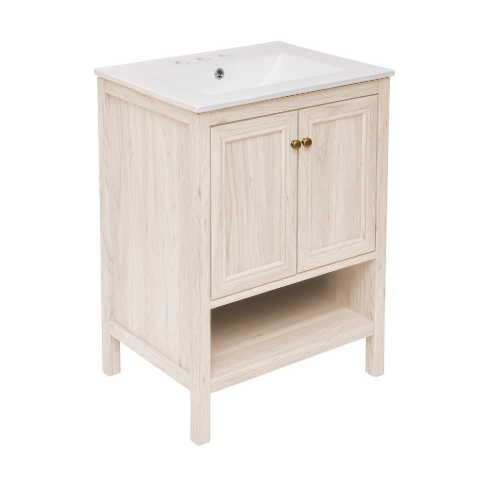 White Oak / White / 3-Hole Center