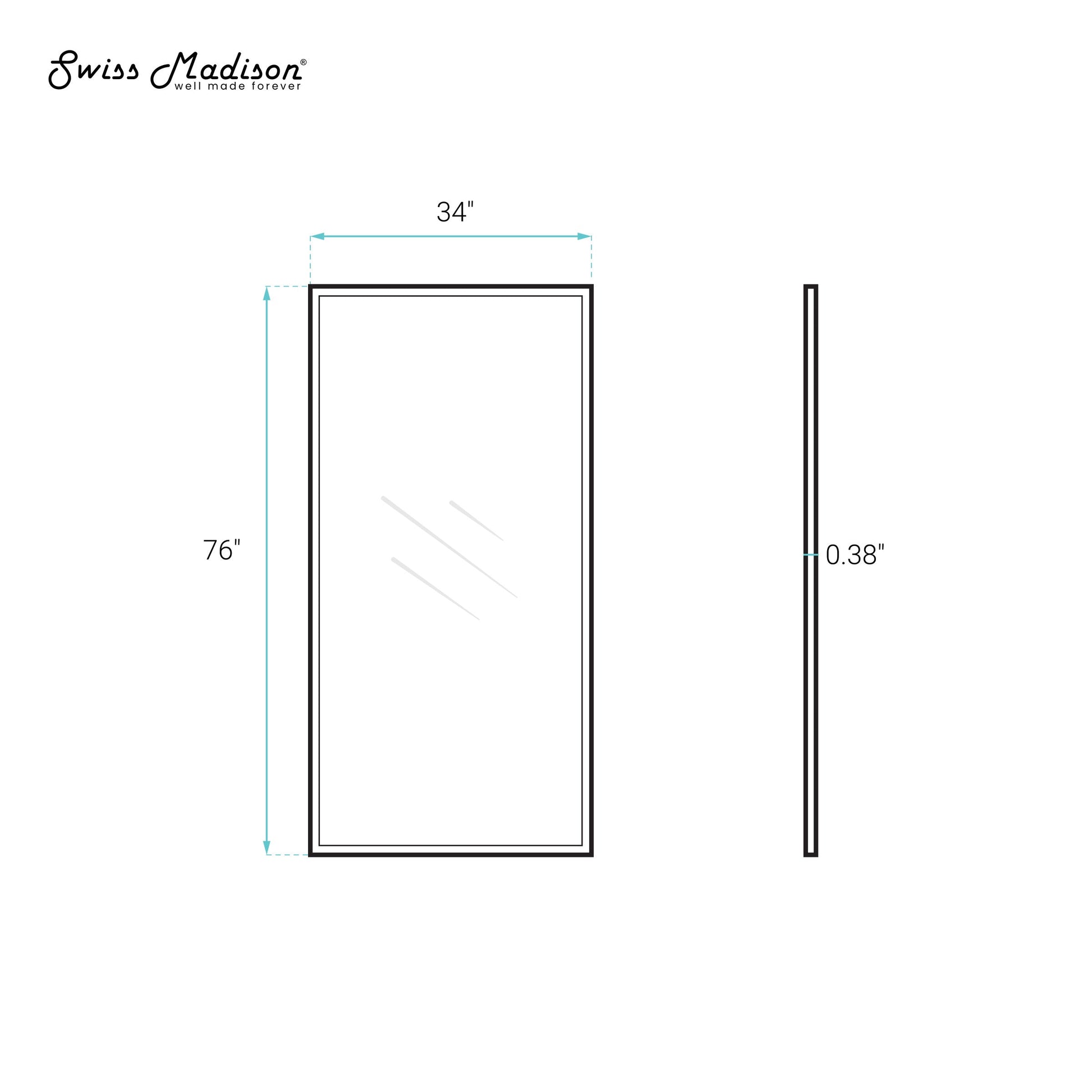 Matte Black / Shower Door