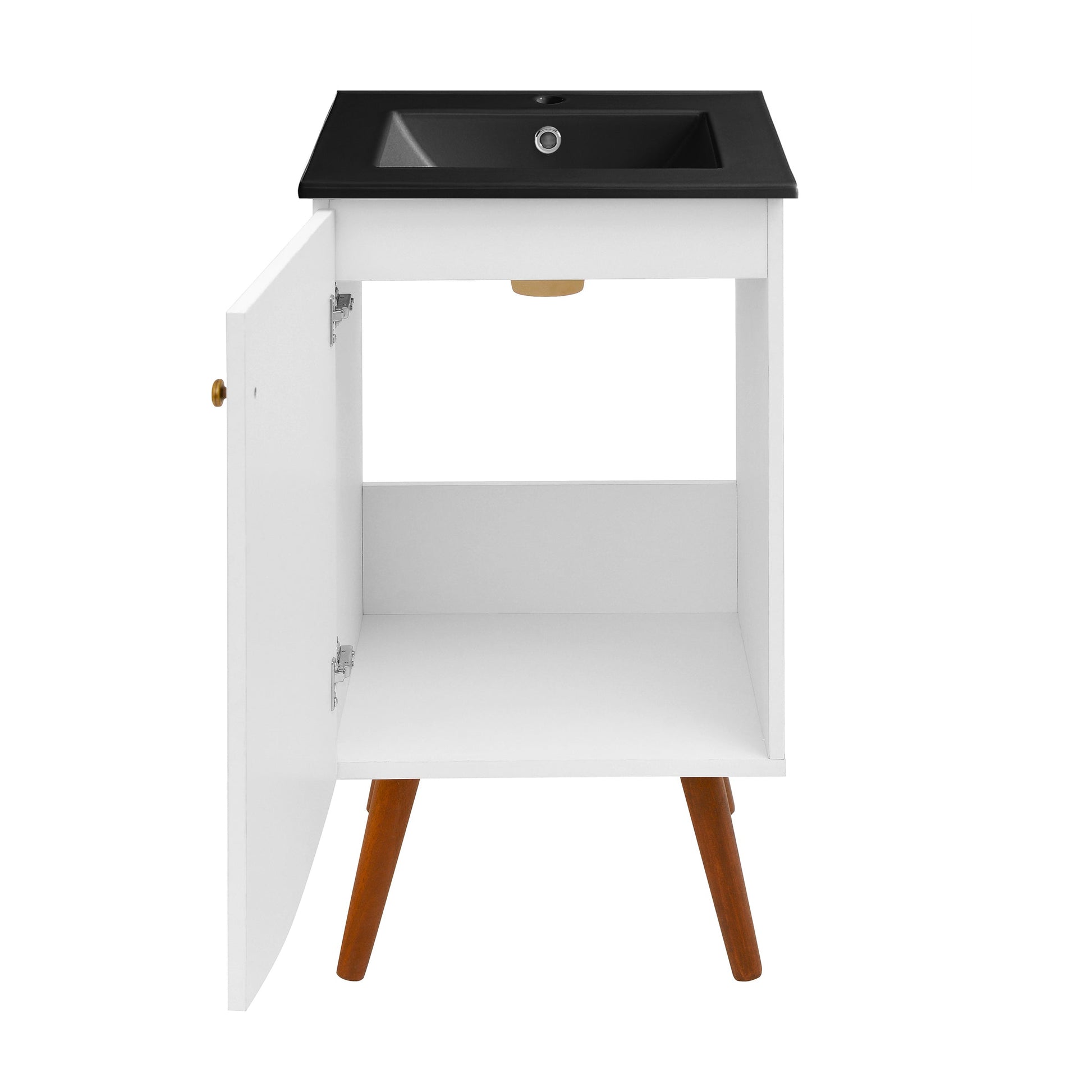 White / Black / 1-Hole