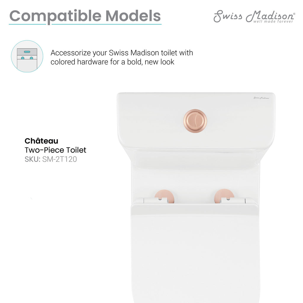 Brushed Rose Gold / Round / SM-2T122