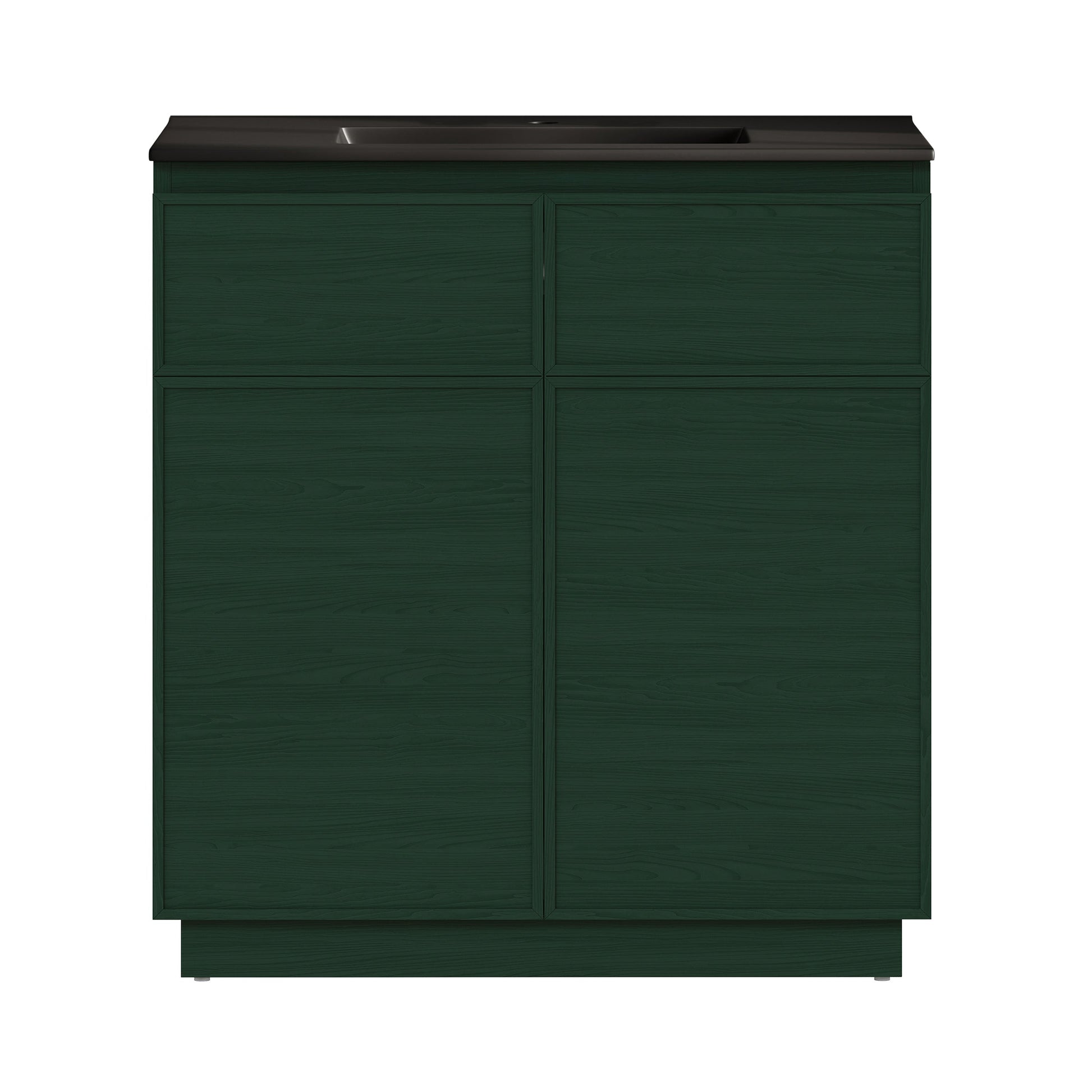 Green Oak / Black / 1-Hole