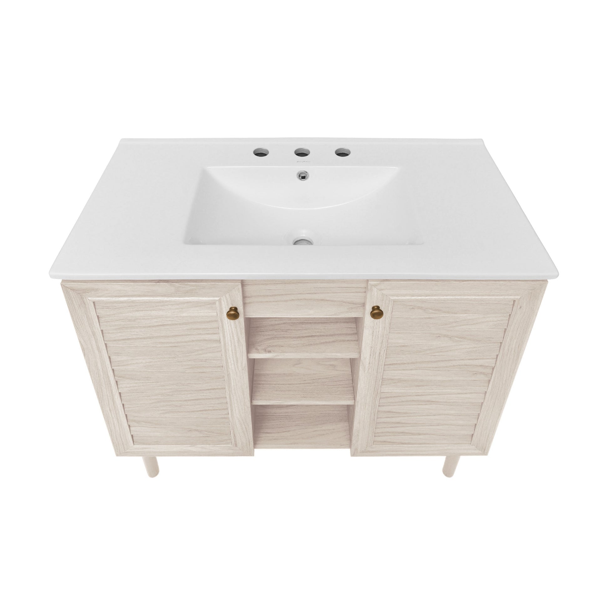 White Oak / White / 3-Hole