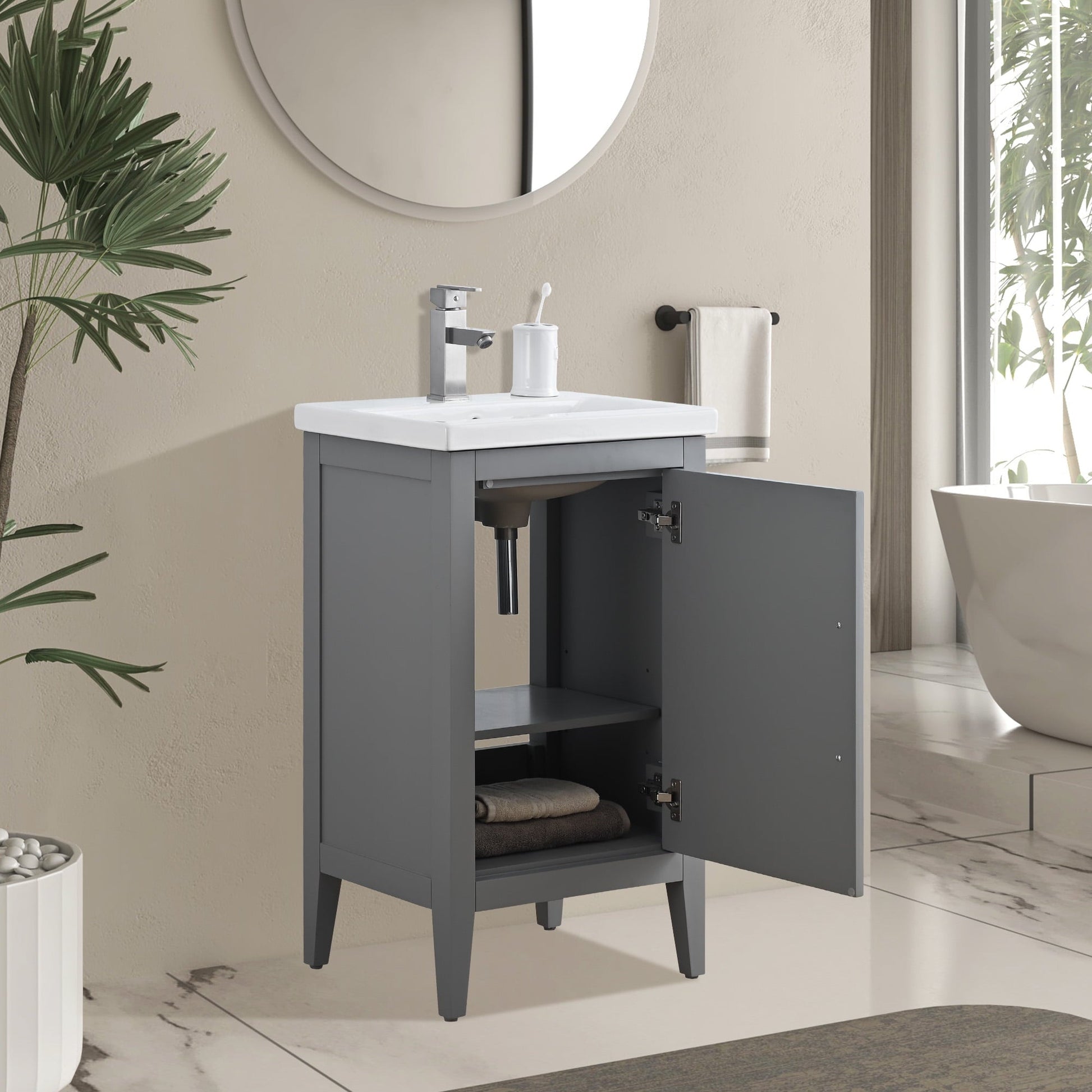 Cashmere Gray / Brushed Nickel