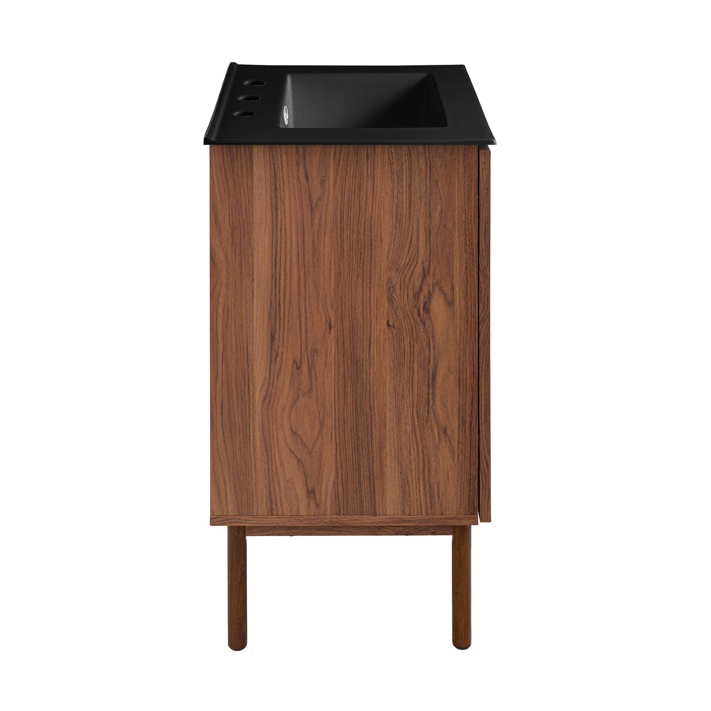 Brown Oak / Matte Black / 3-Hole
