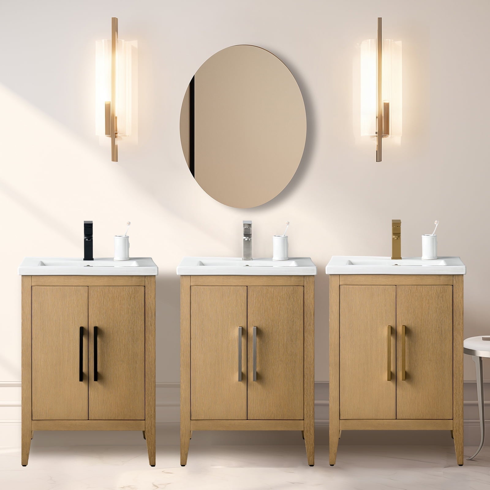 Natural Oak / Brushed Nickel
