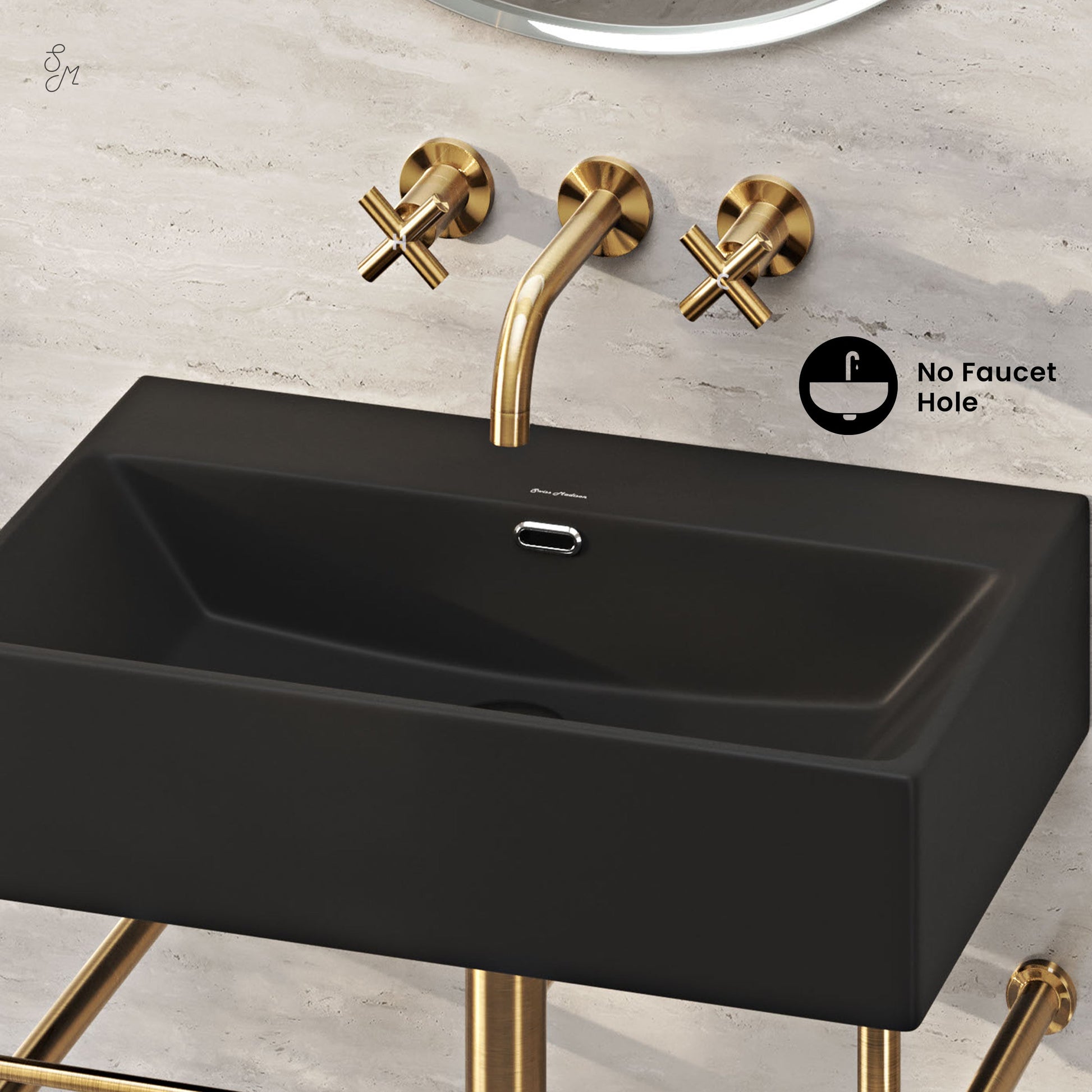 Brushed Gold / Matte Black