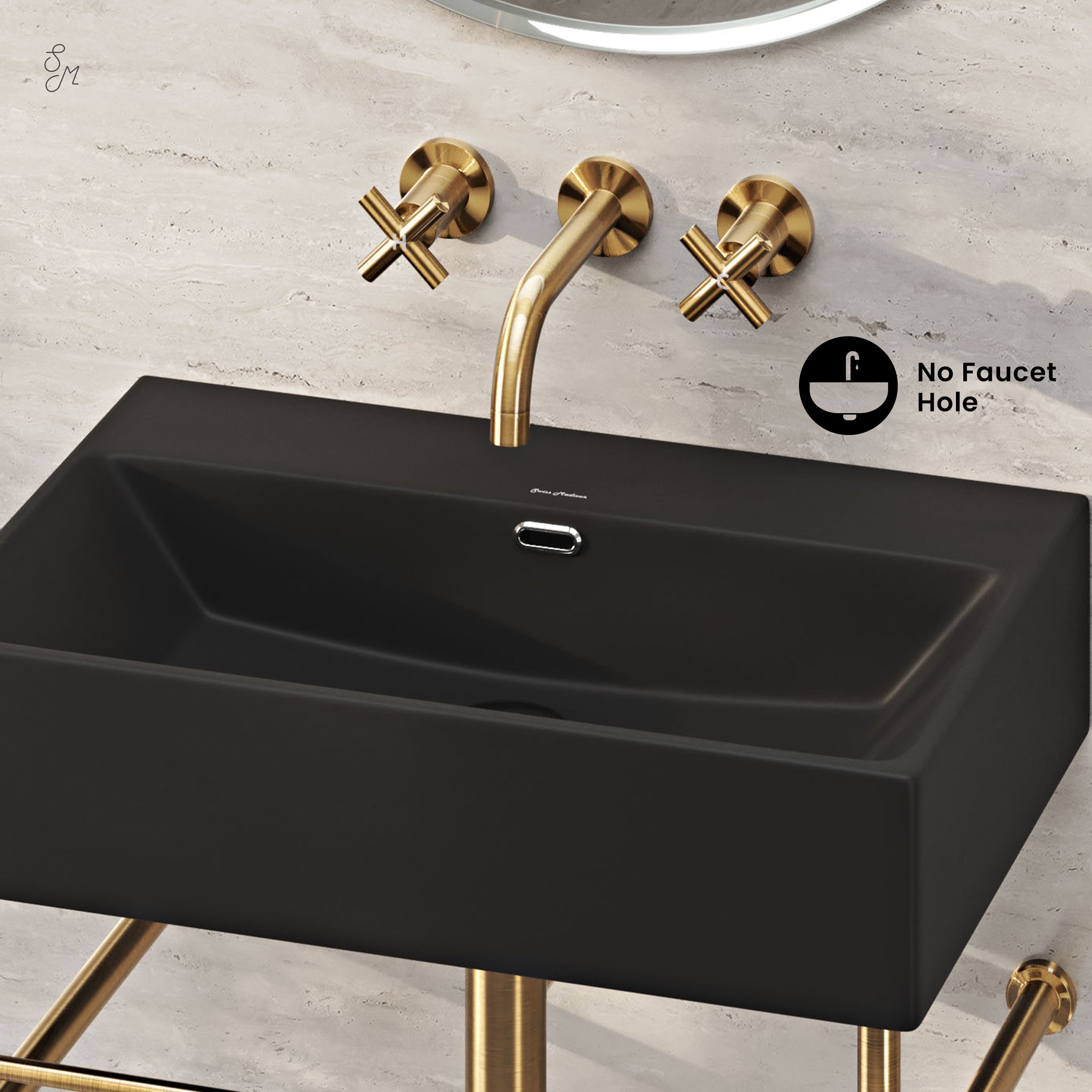 Brushed Gold / Matte Black