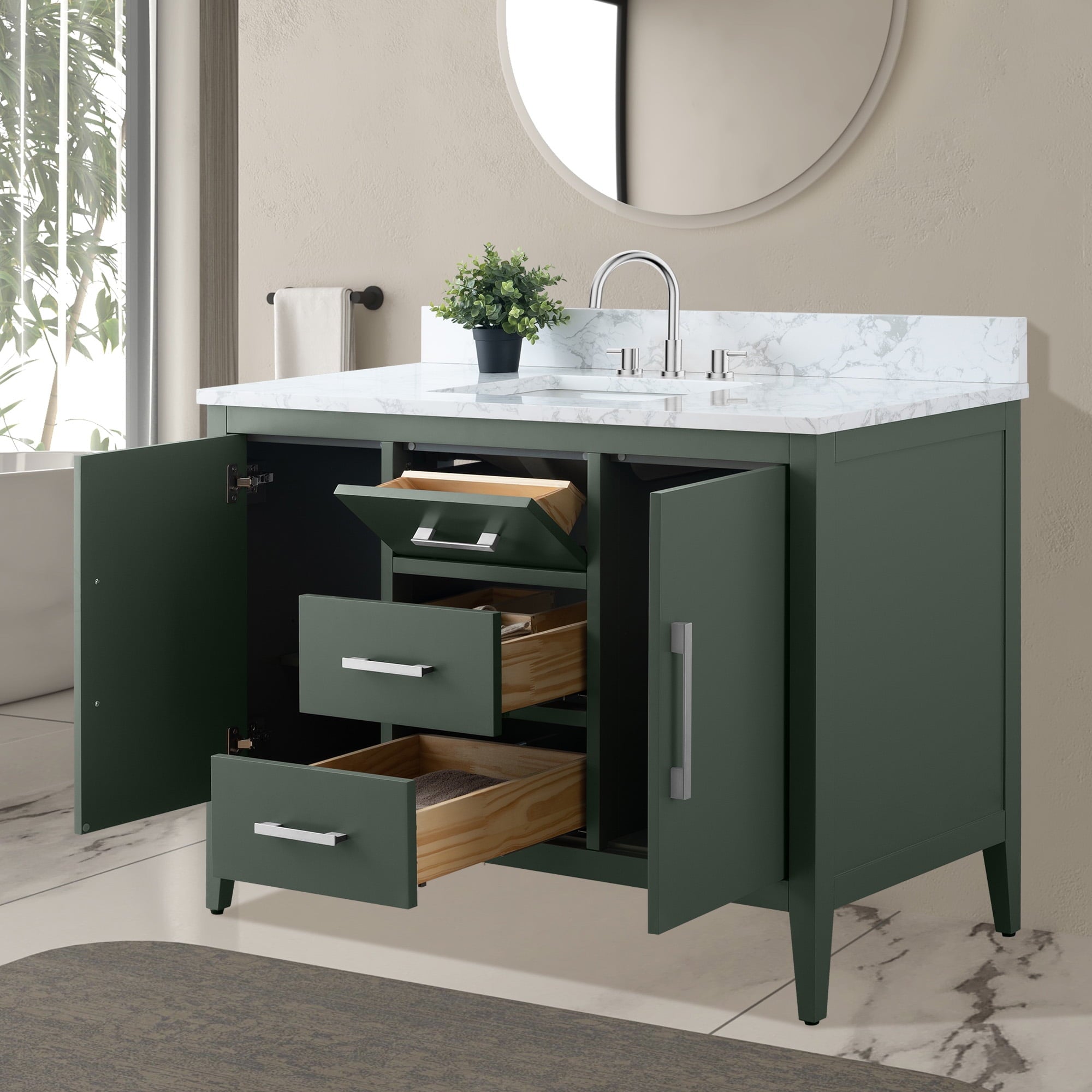 Vintage Green / Brushed Nickel