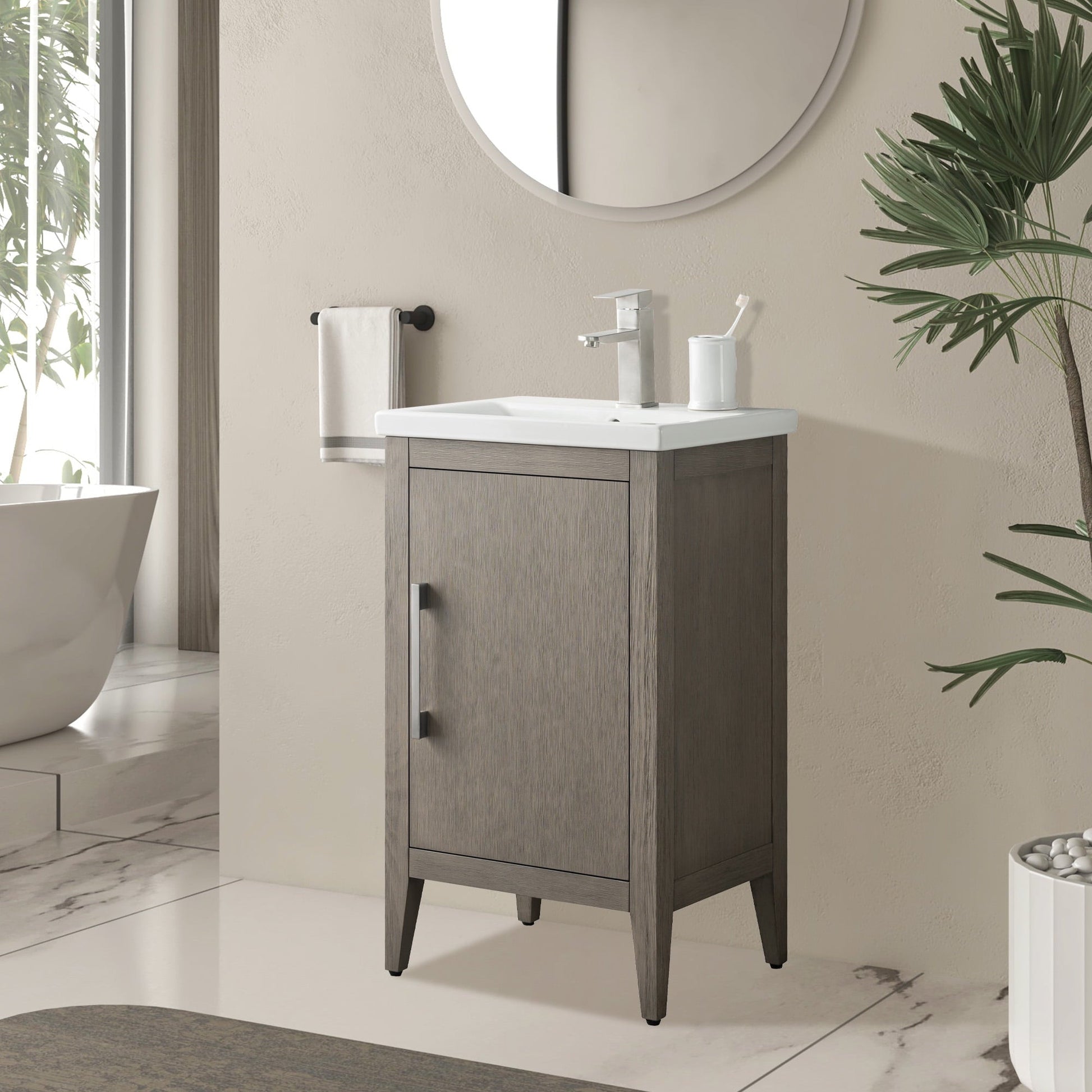 Driftwood Gray / Brushed Nickel