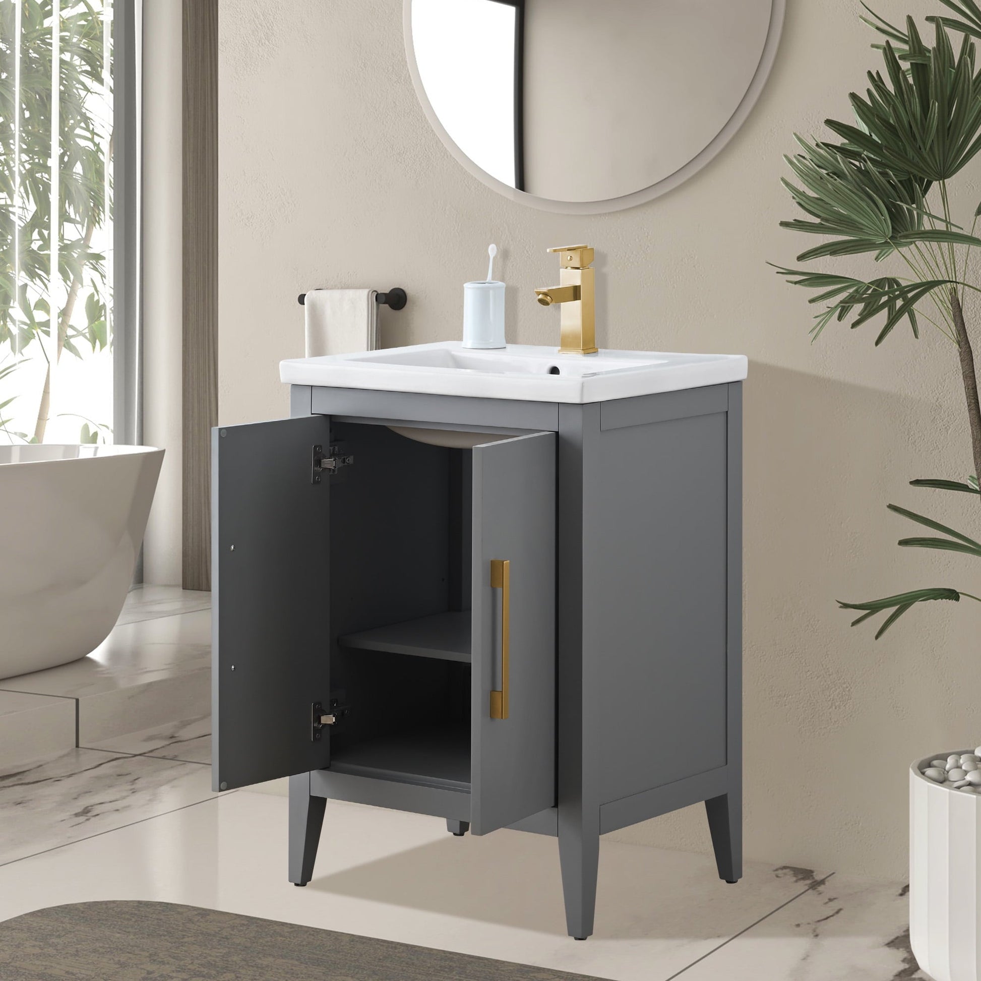 Cashmere Gray / Golden Brushed