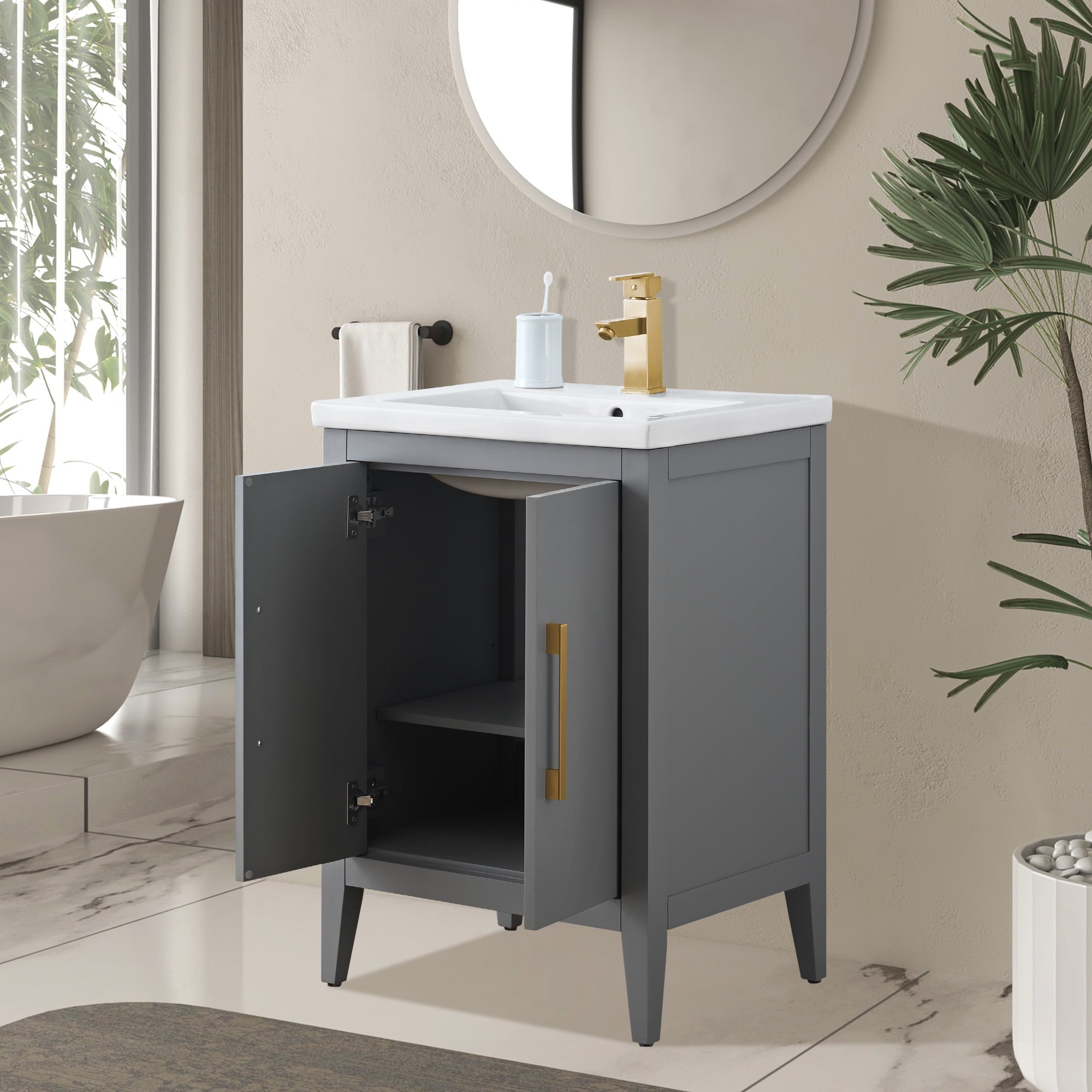 Cashmere Gray / Golden Brushed