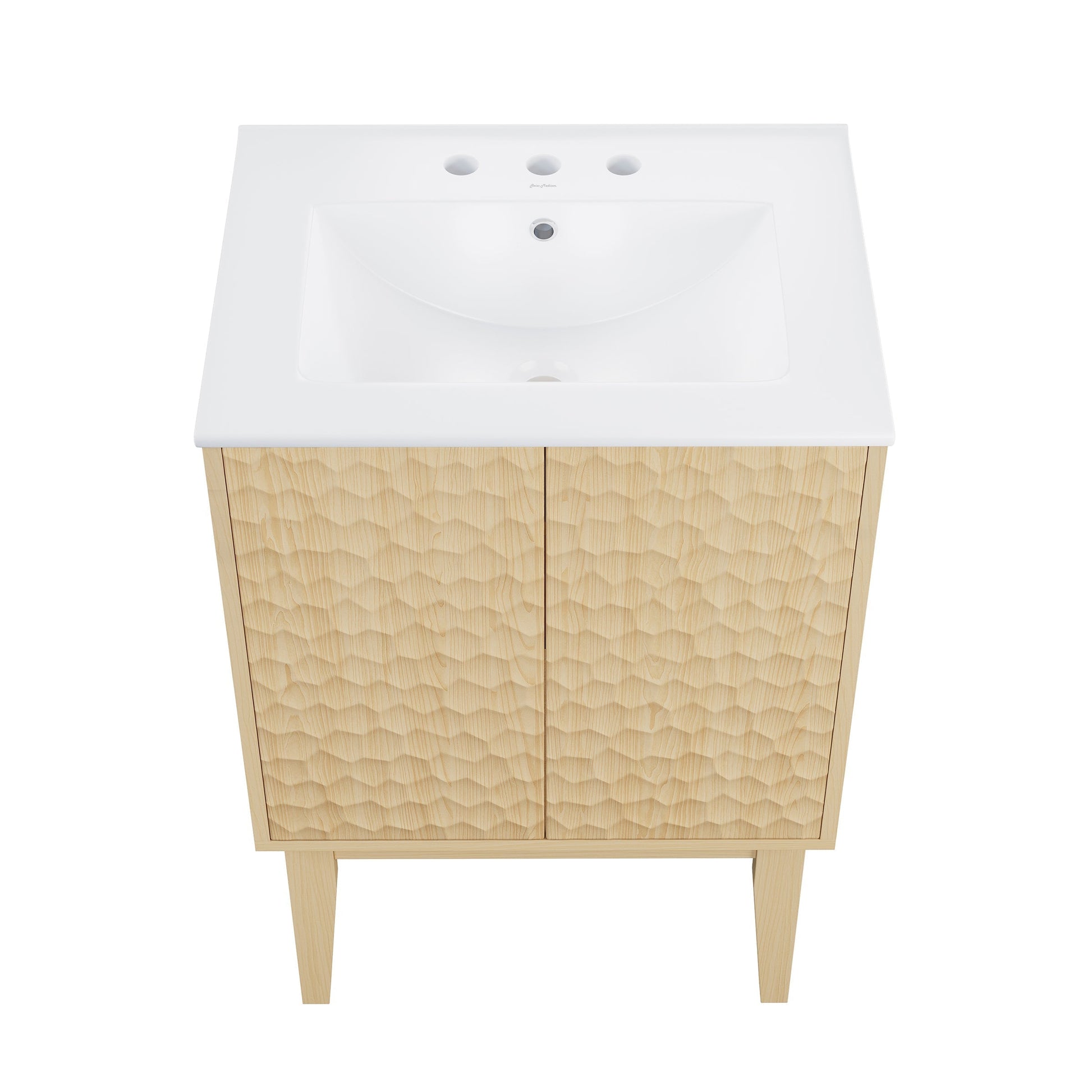 Natural Oak / White / 3-Hole