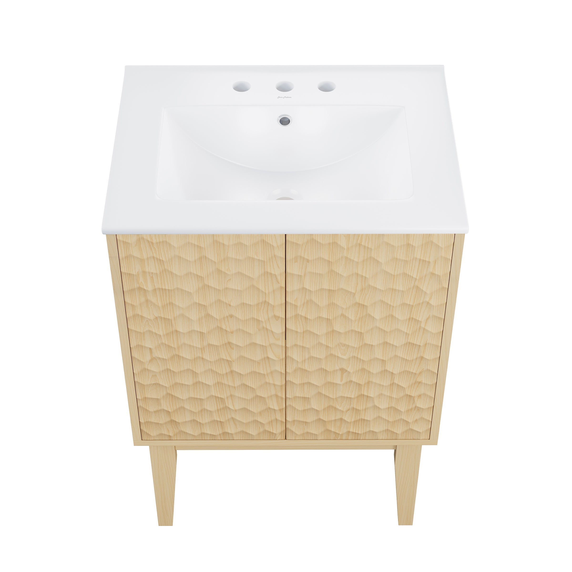 Natural Oak / White / 3-Hole