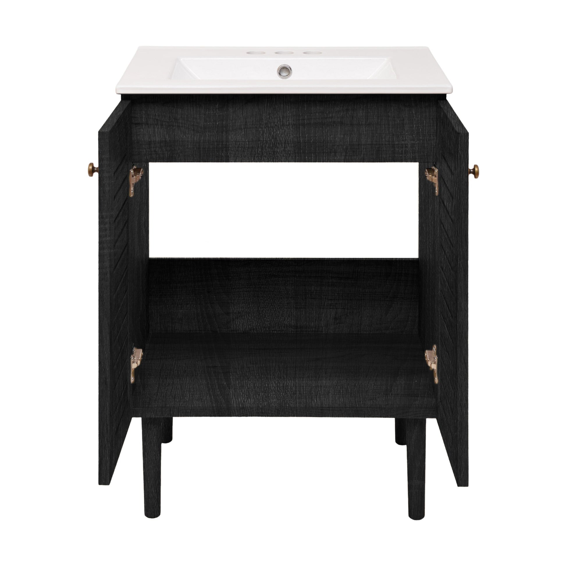 Black Oak / Black / 3-Hole Center