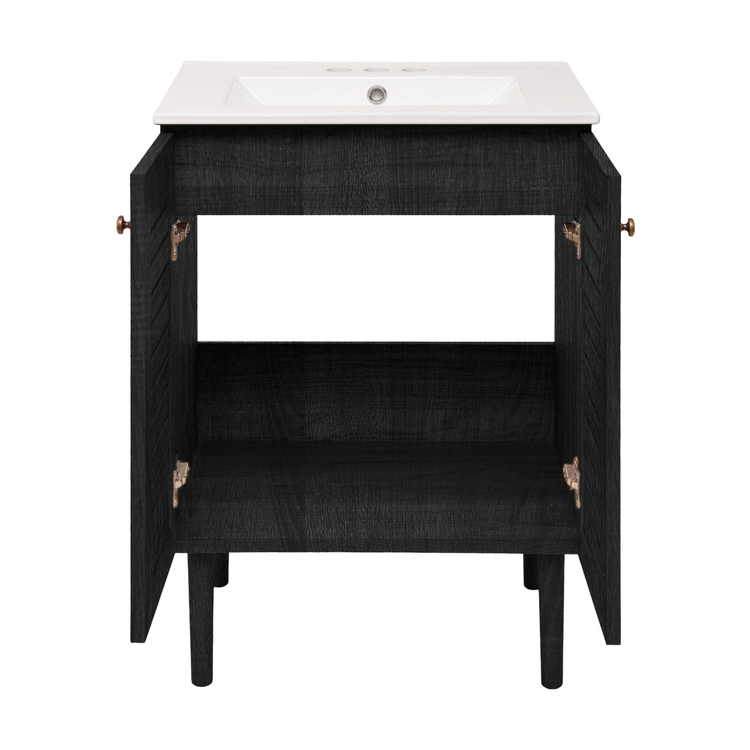 Black Oak / Black / 3-Hole Center