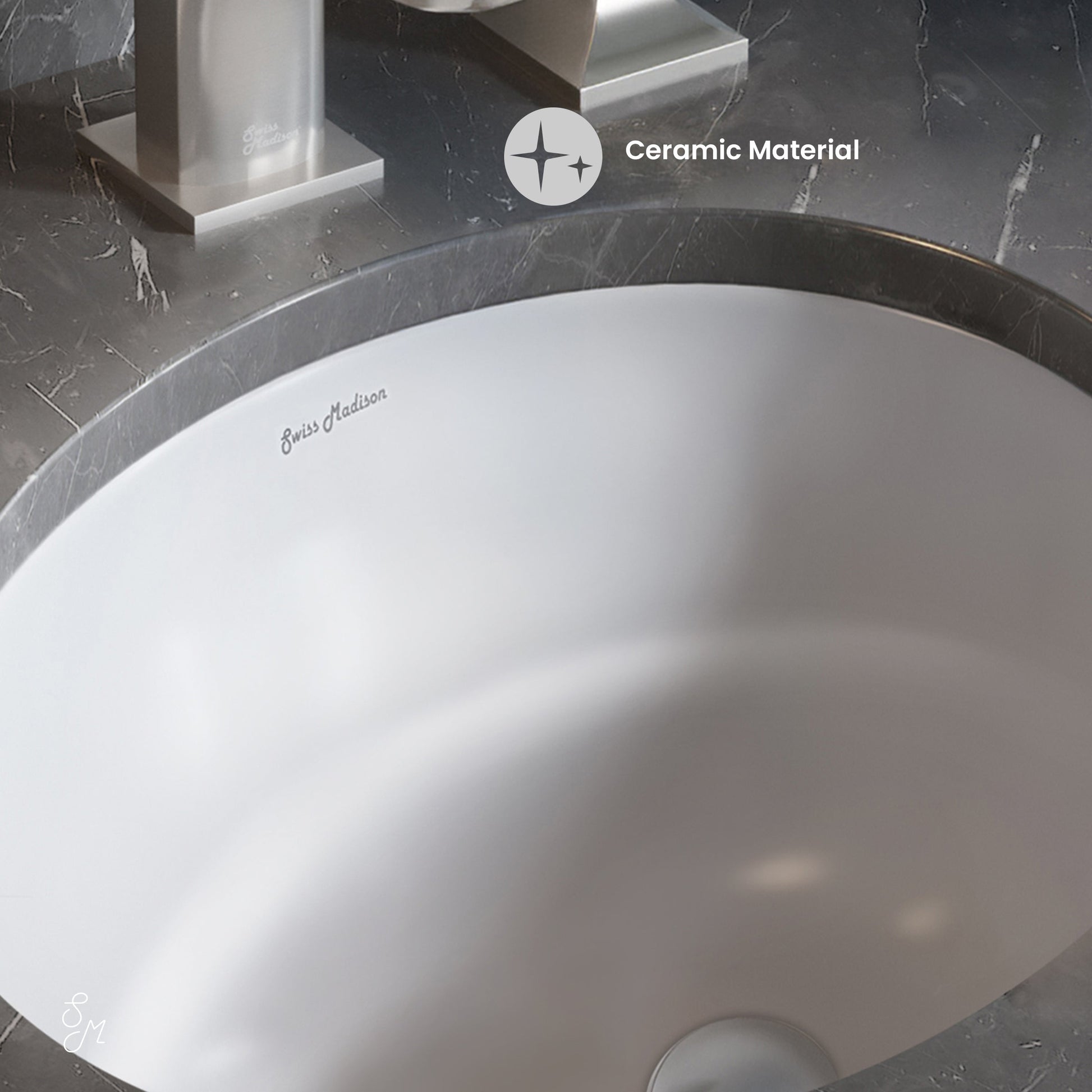 Glossy White / Round