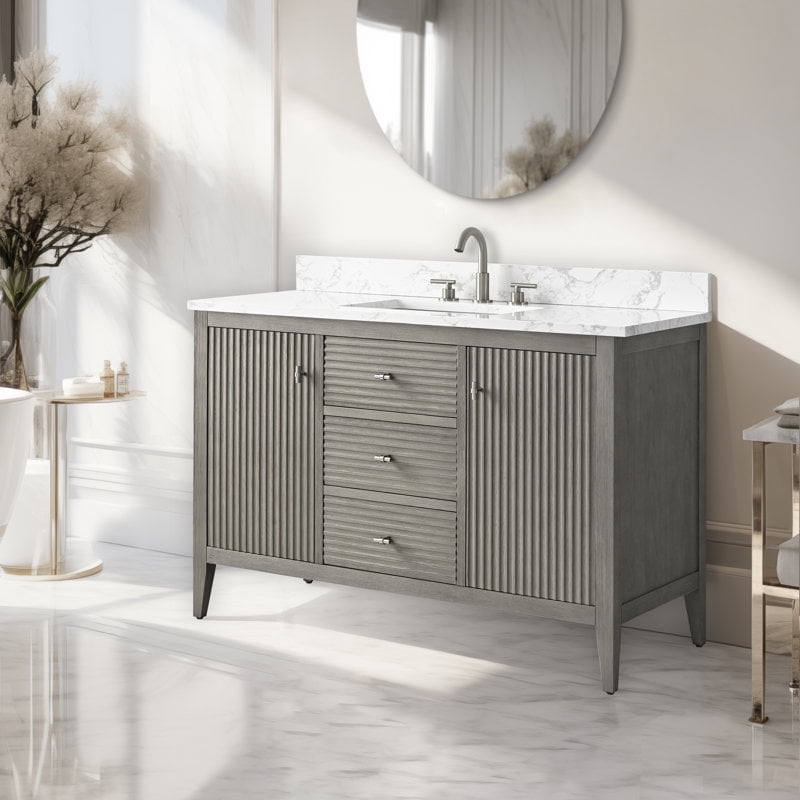 Linear Driftwood Gray / Brushed Nickel