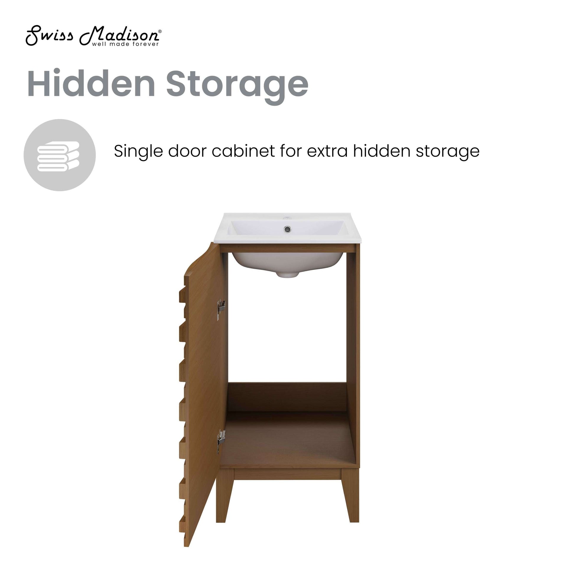 Brown Oak / White