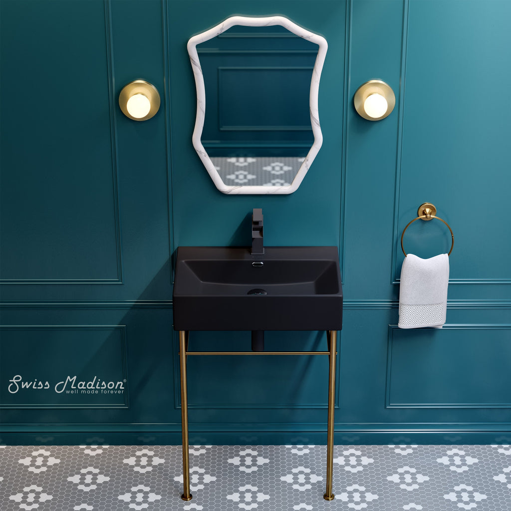 Brushed Gold / Matte Black / 1-Hole