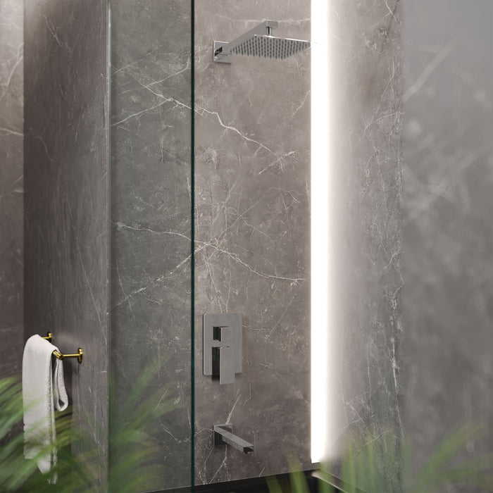 Polished Chrome / With Tub Filler