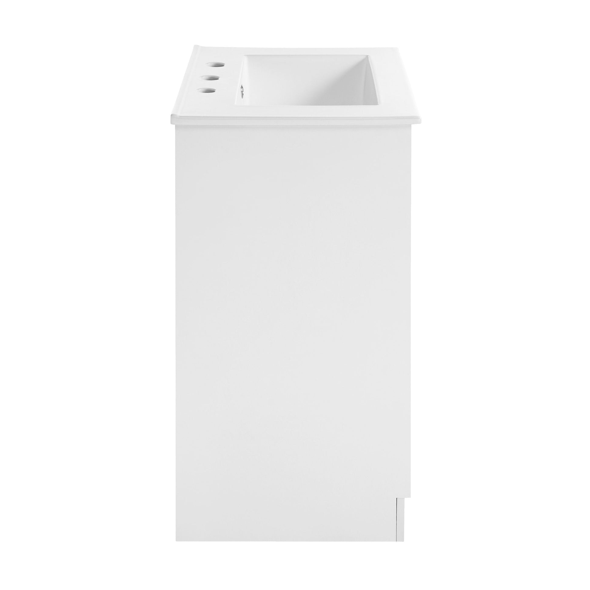 White / White / 3-Hole