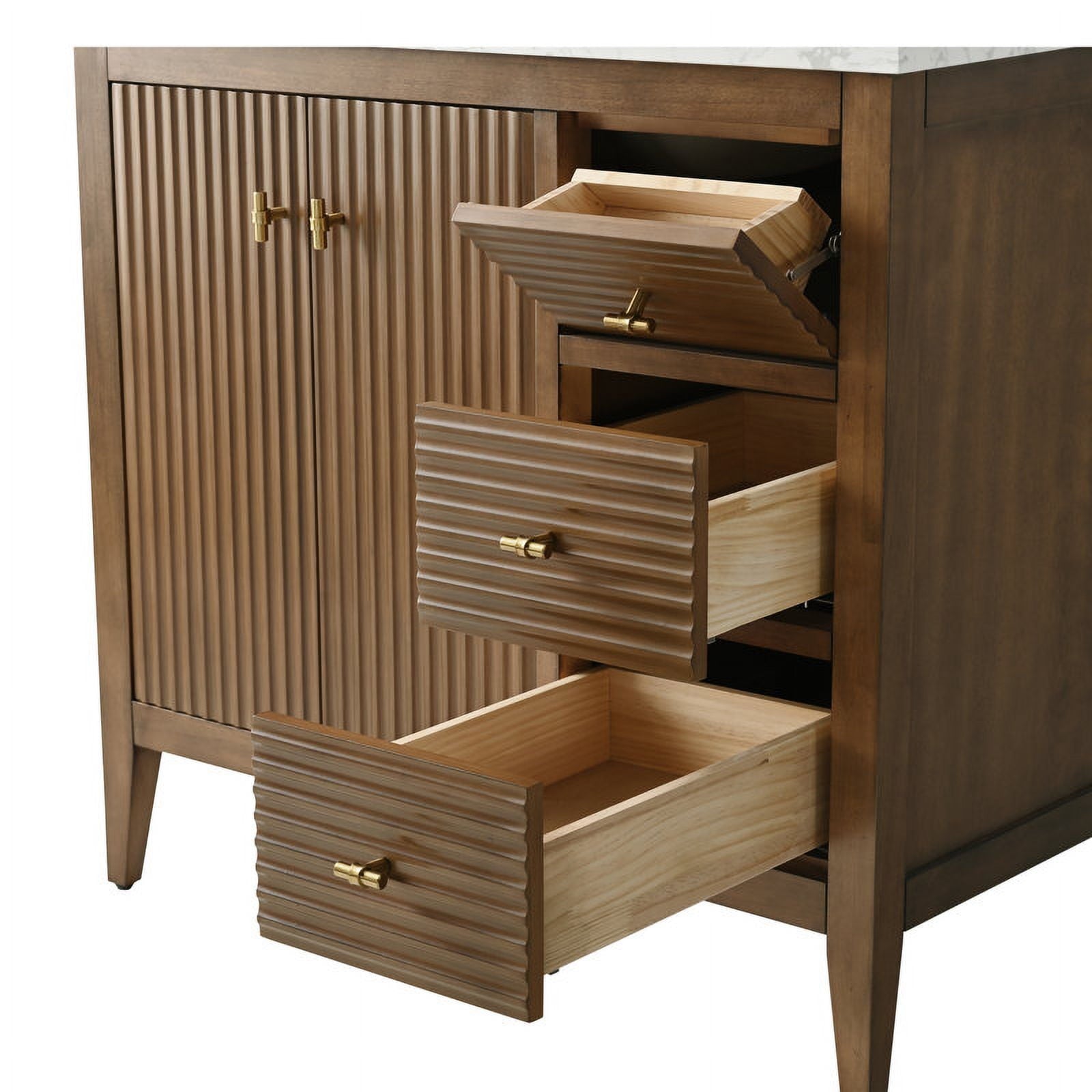 Linear Walnut / Golden Brushed