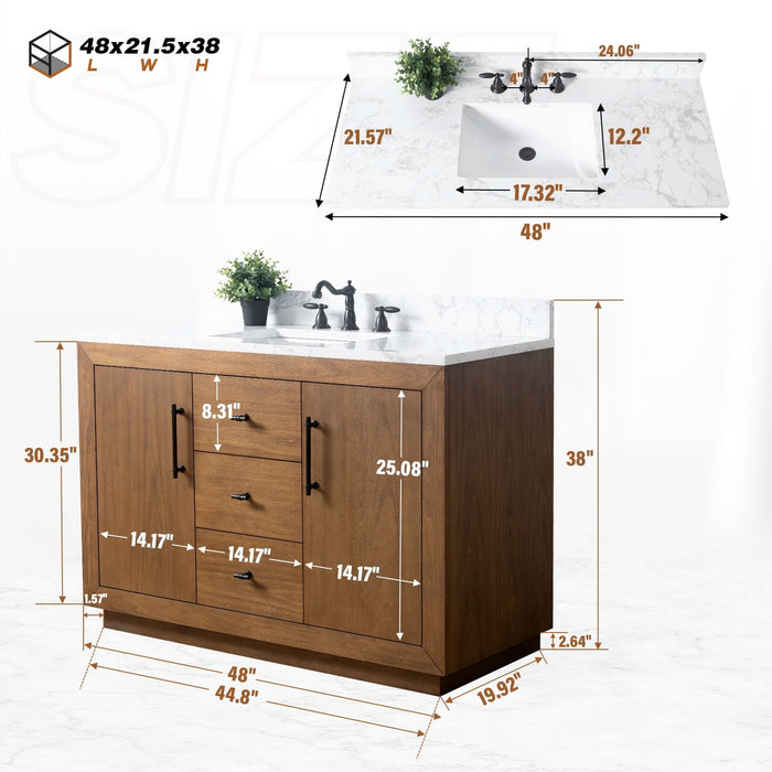 Tan / Engineered Marble
