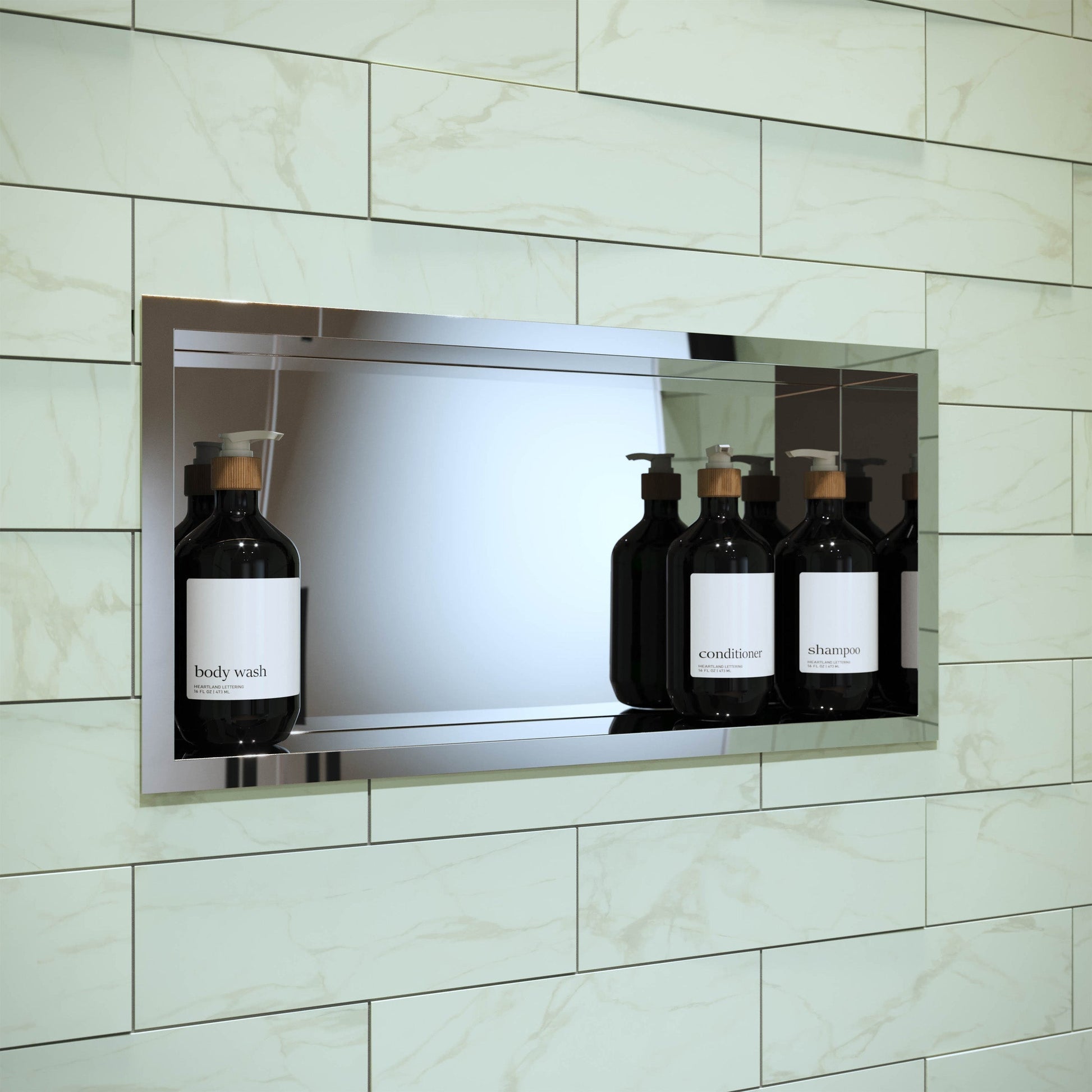 Polished Chrome / Single Shelf