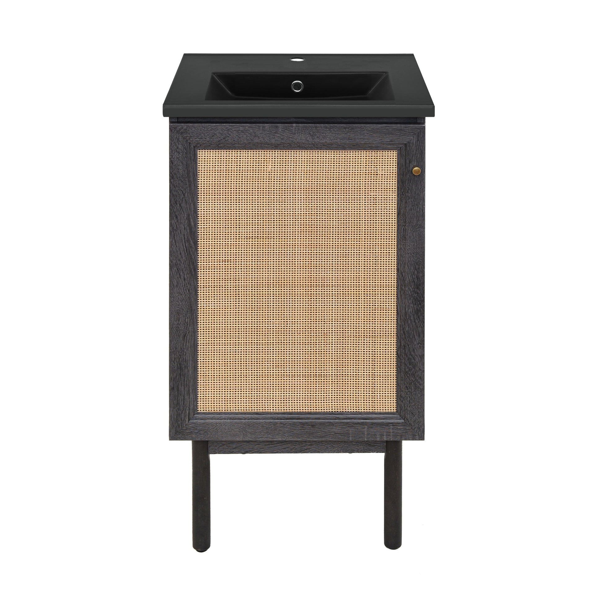 Black Oak / Matte Black / 1-Hole