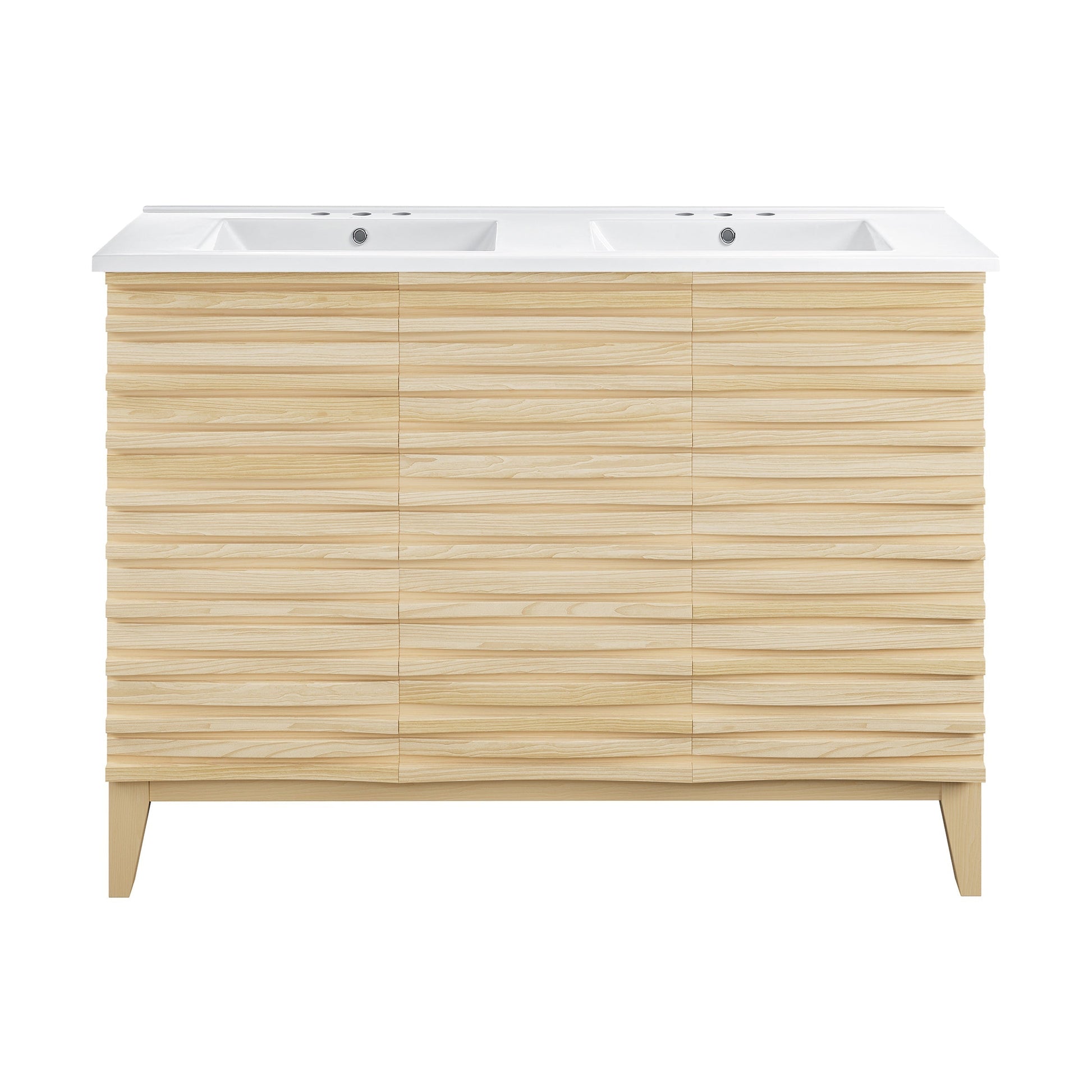 Natural Oak / Glossy White / 3-Hole
