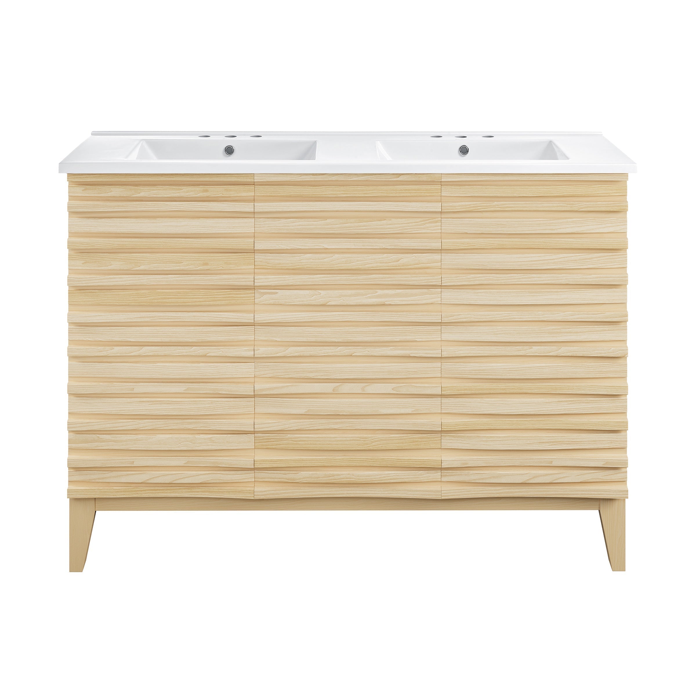 Natural Oak / Glossy White / 3-Hole