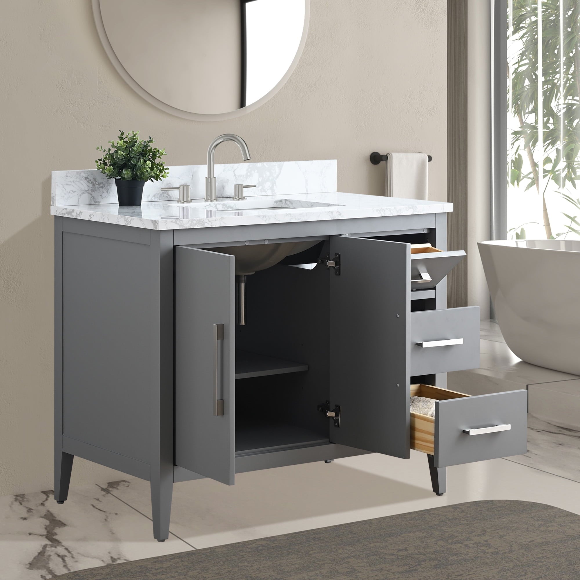 Cashmere Gray / Brushed Nickel