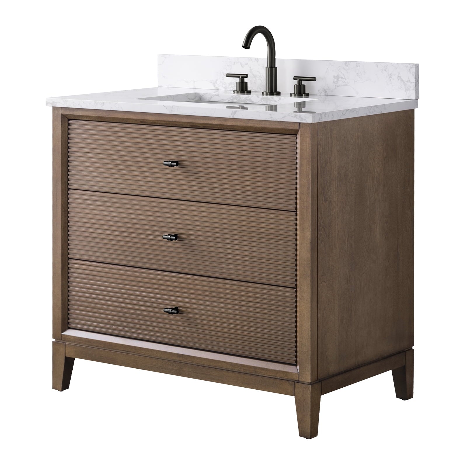 Linear Walnut / Matte Black