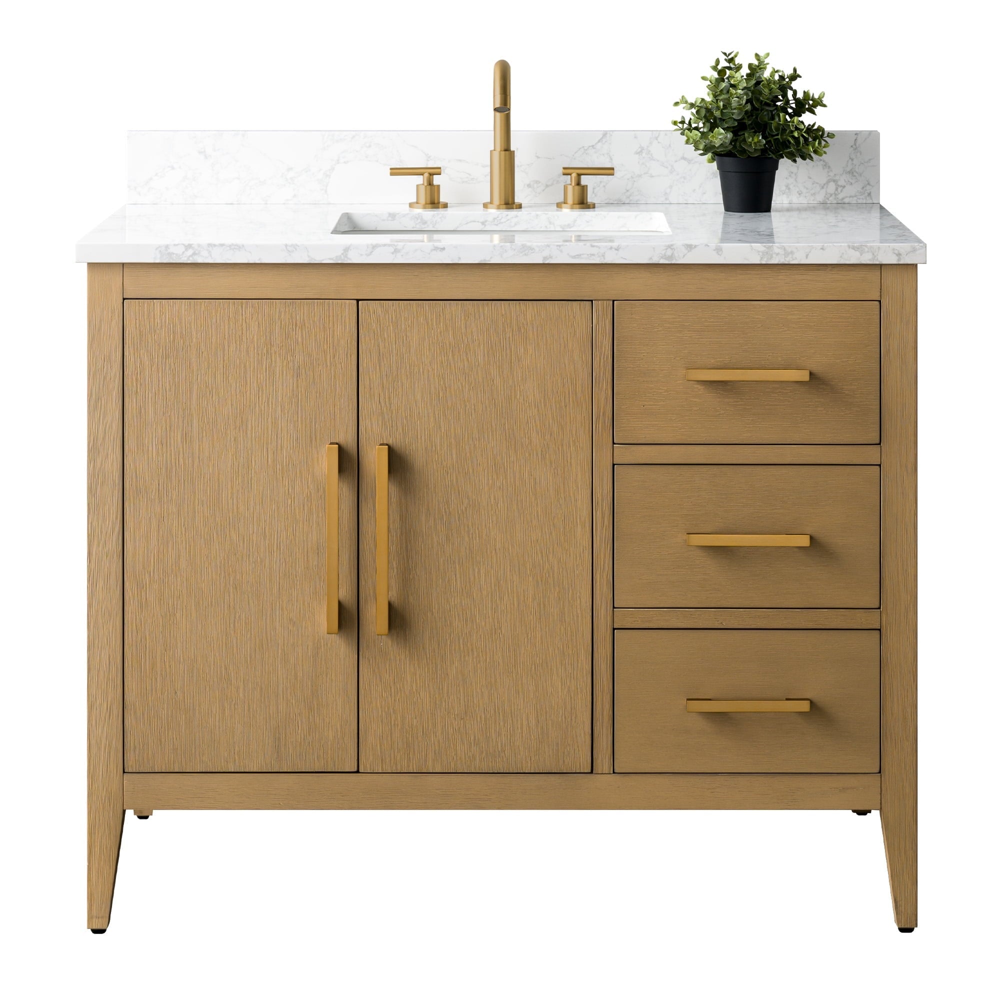 Natural Oak / Golden Brushed