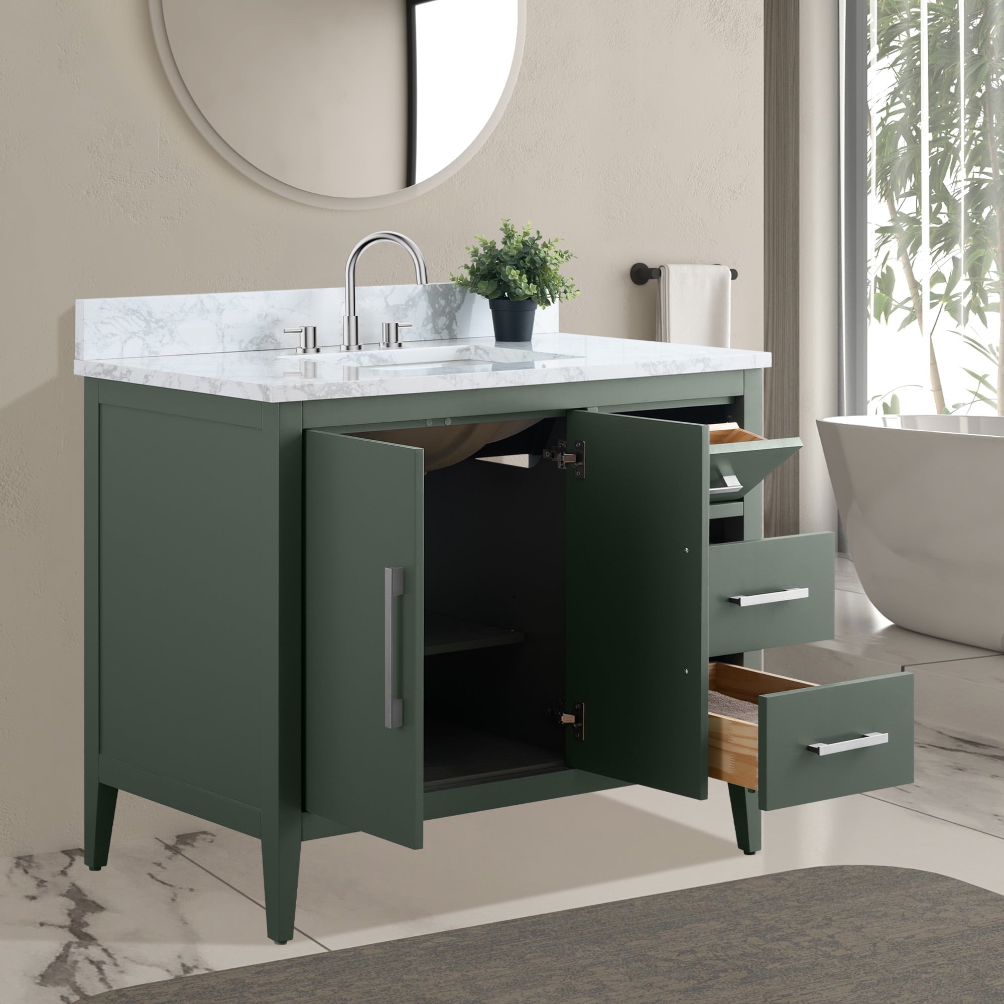 Vintage Green / Brushed Nickel