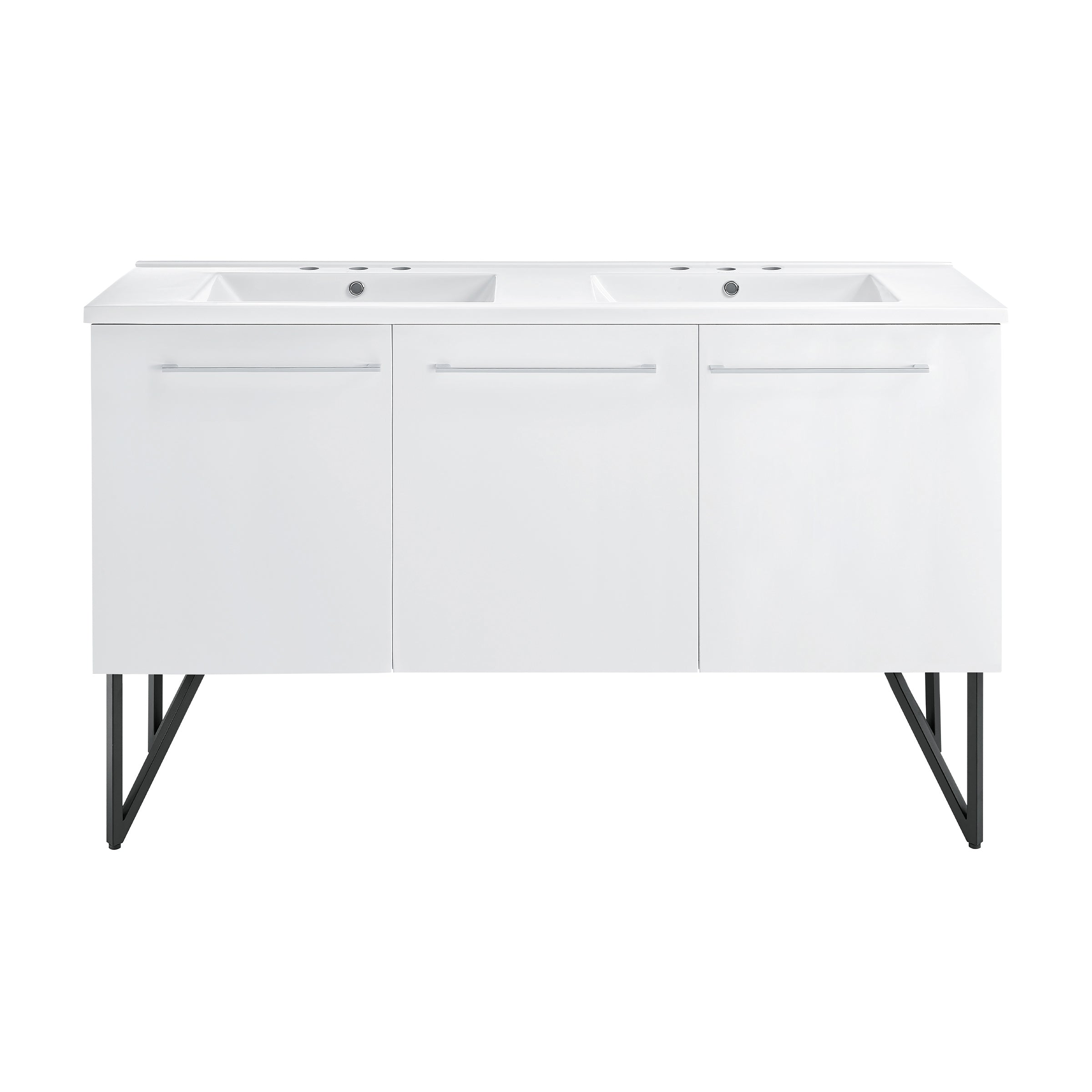 White / White / 3-Hole
