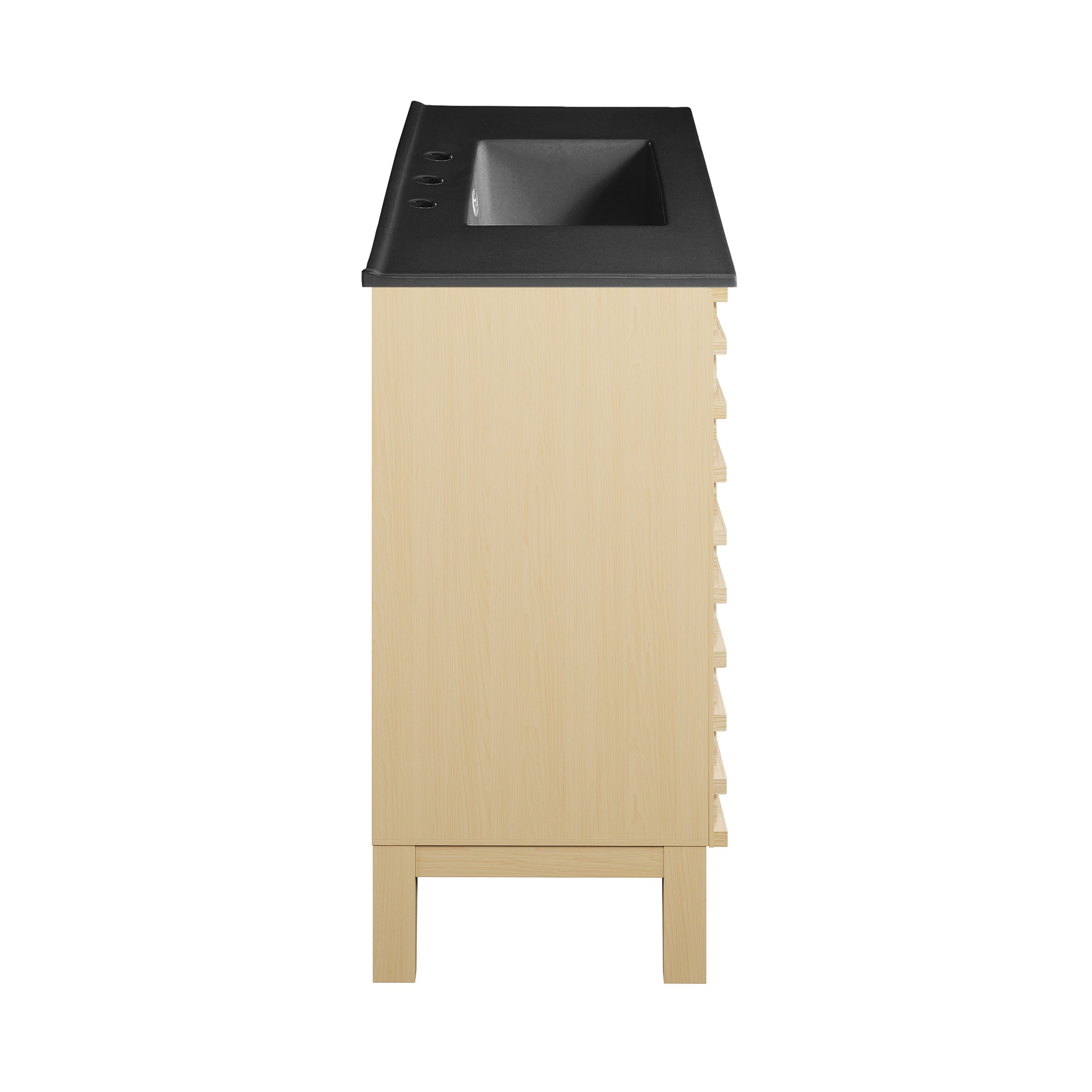 Natural Oak / Matte Black / 3-Hole
