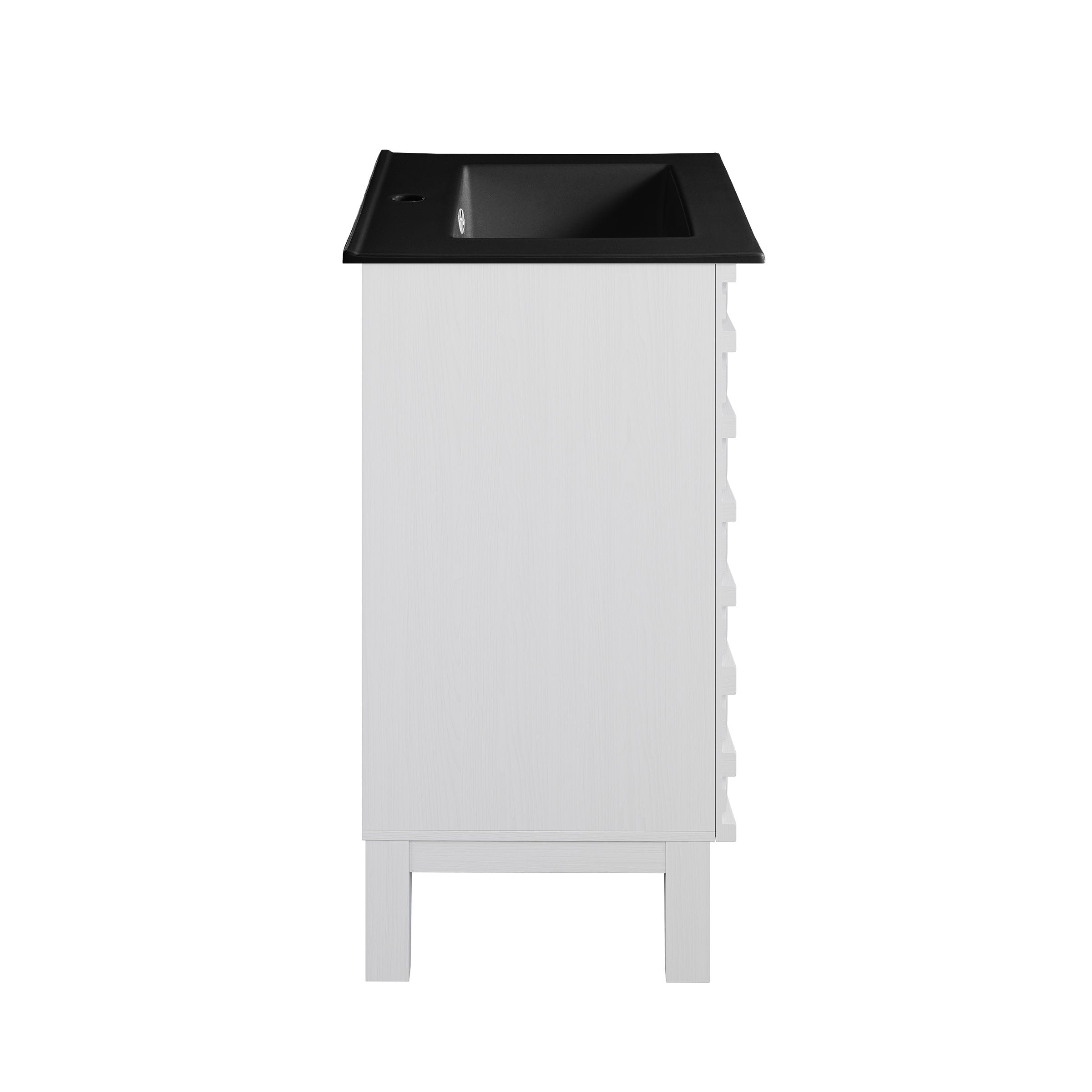 White Oak / Matte Black / 1-Hole