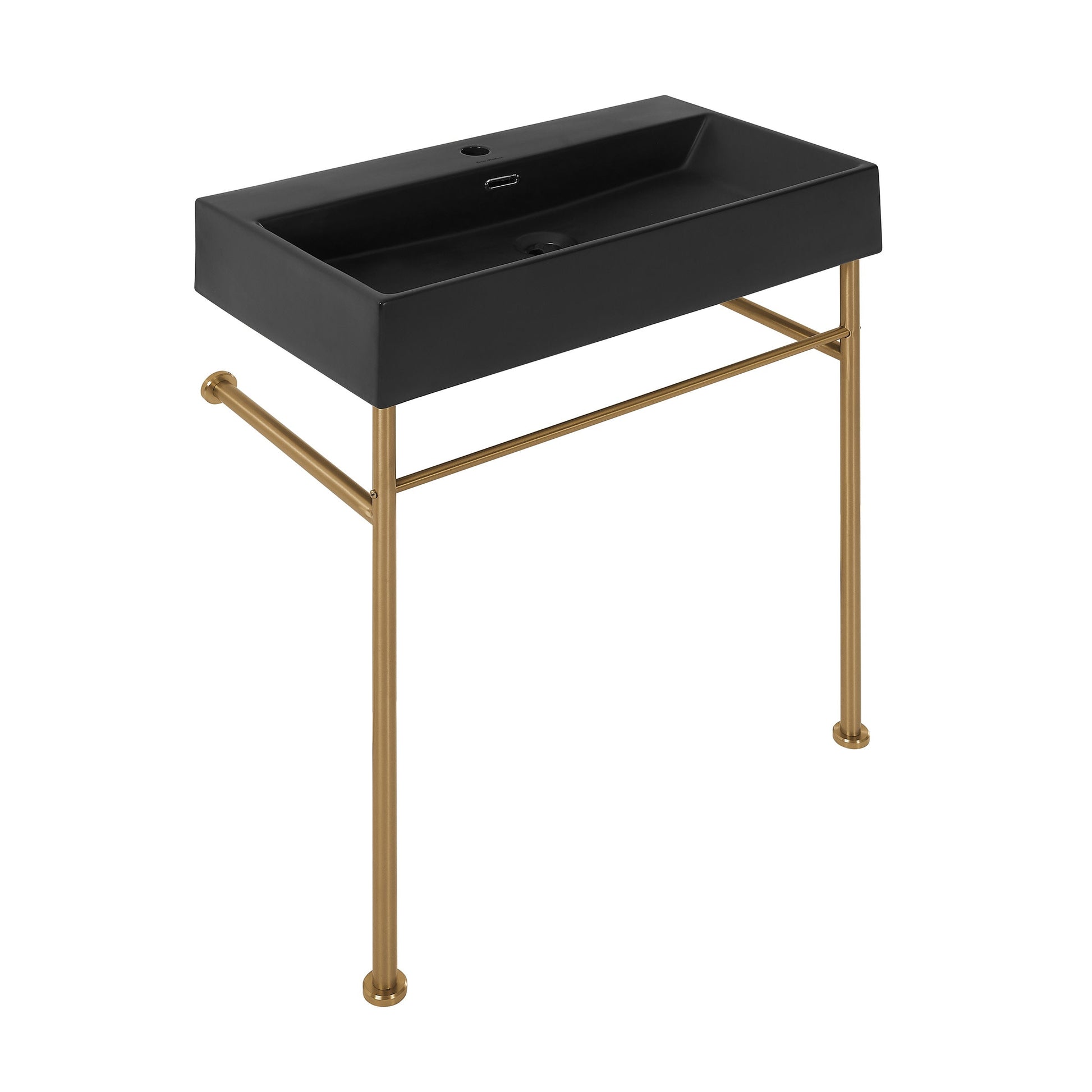 Brushed Gold / Matte Black / 1-Hole
