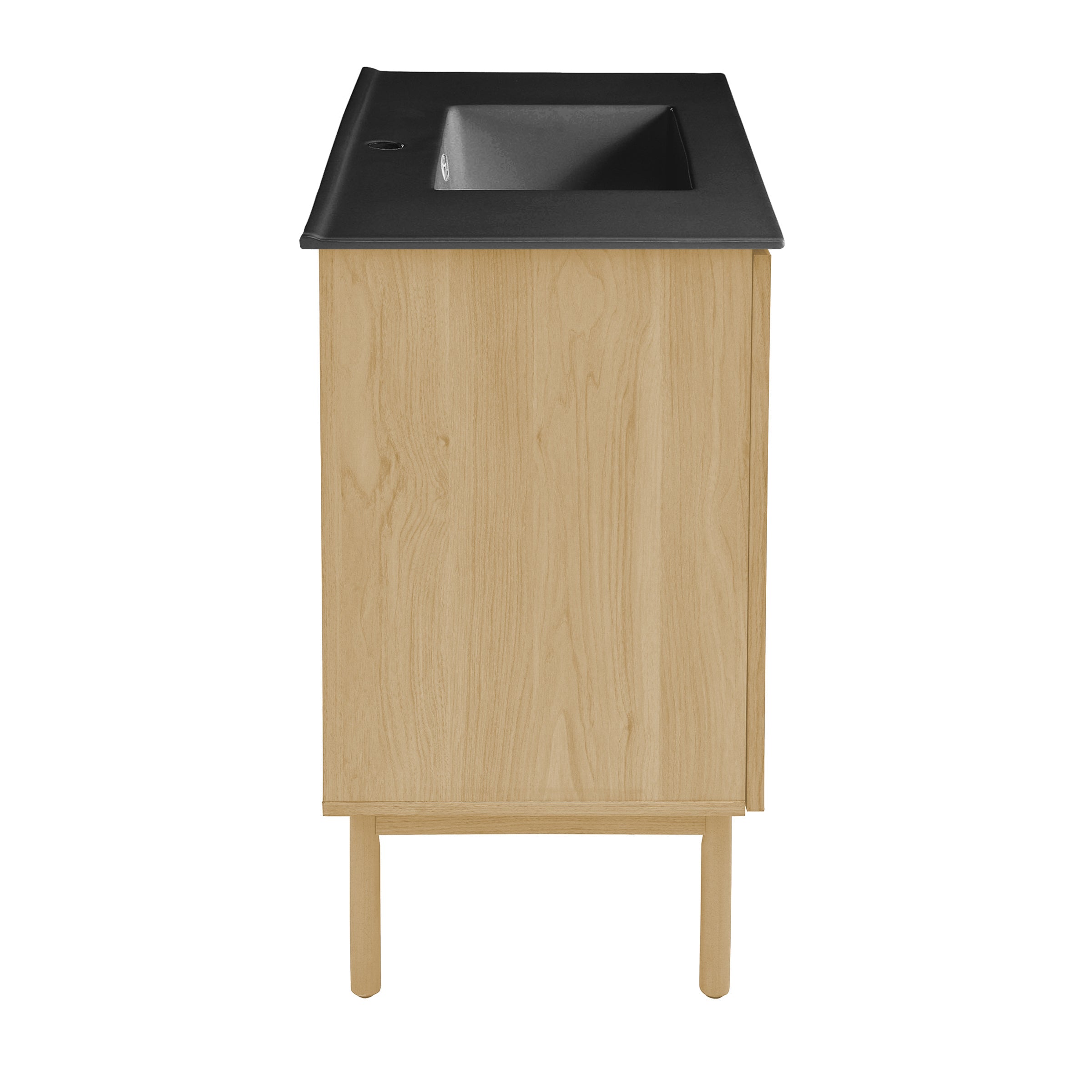 Natural Oak / Black / 1-Hole