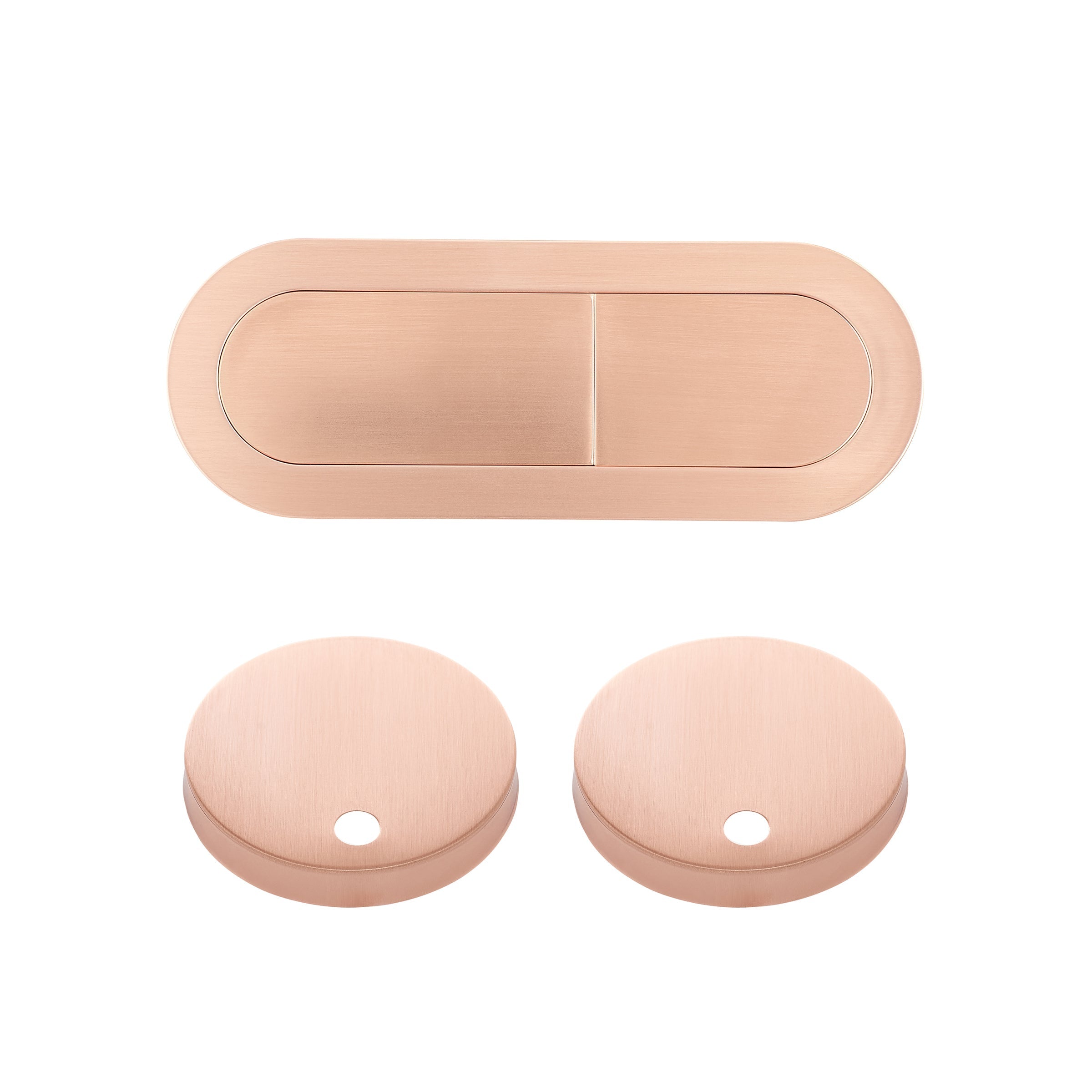 Brushed Rose Gold / Elongated Oval / SM-1T254