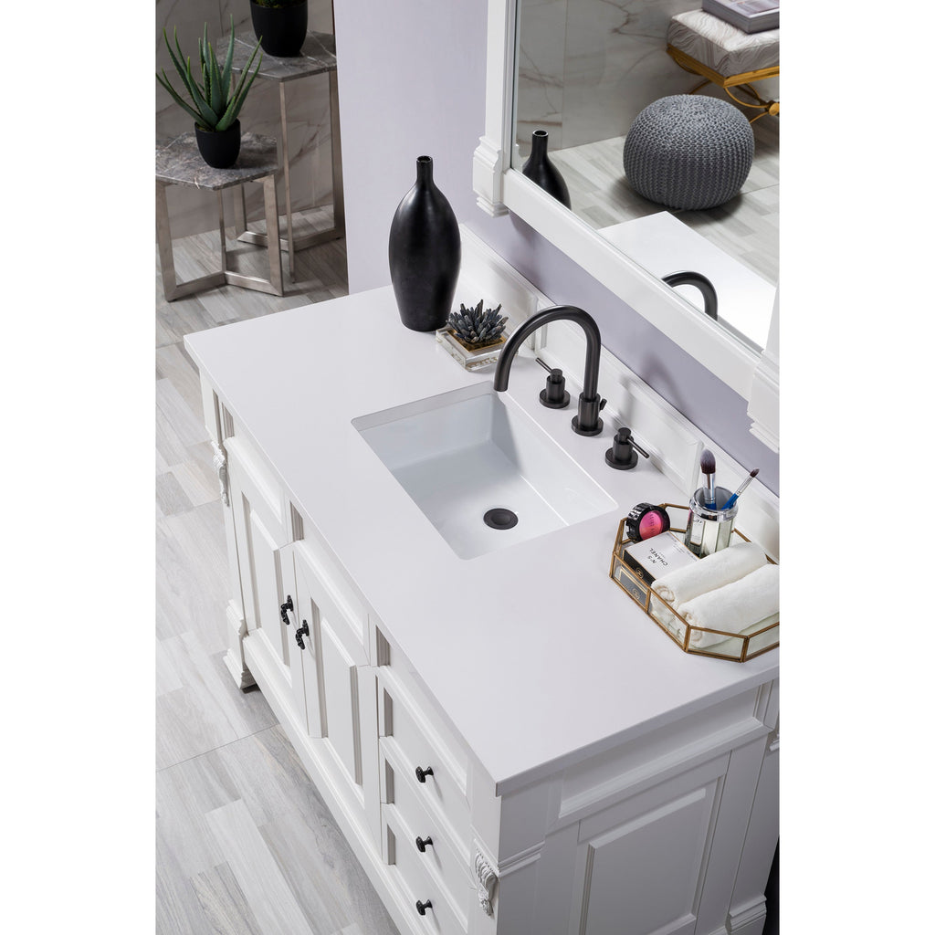 Bright White / White Zeus - 3 Faucet Holes