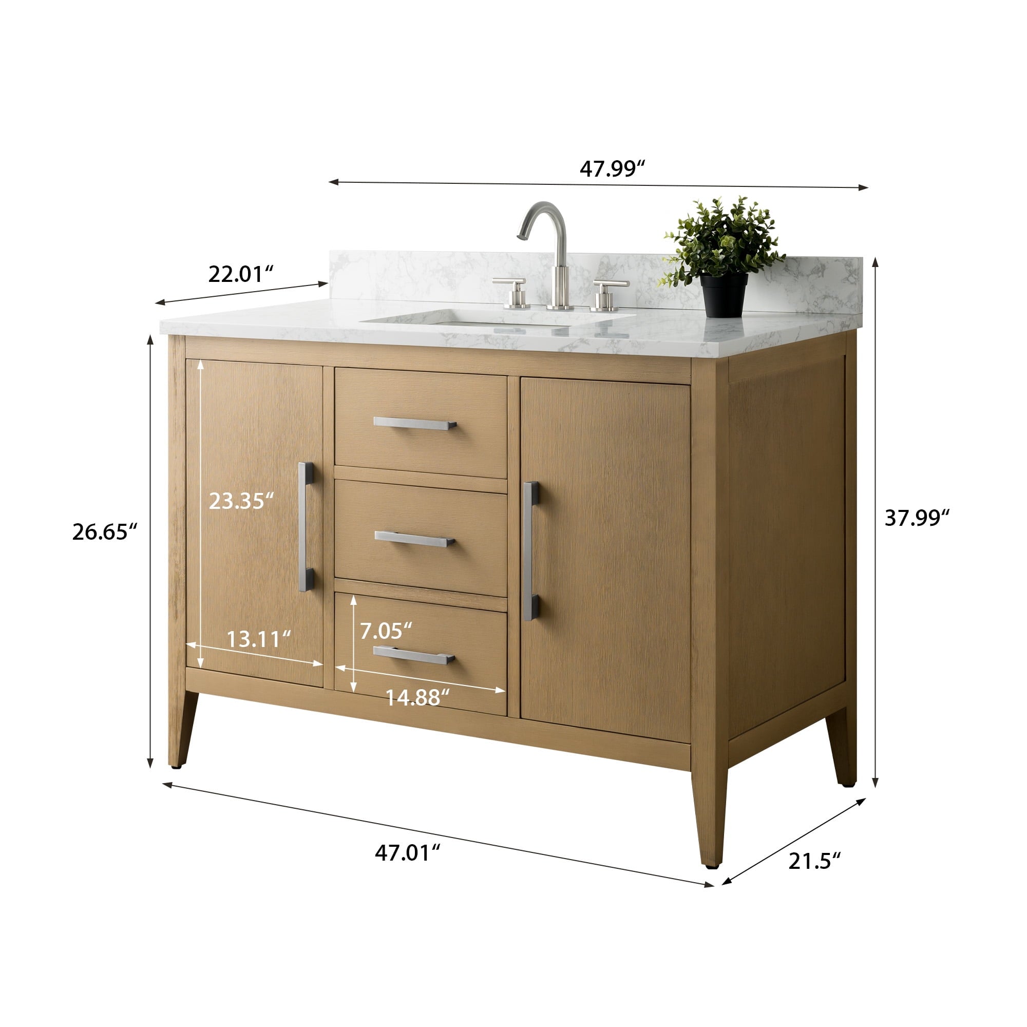 Natural Oak / Brushed Nickel
