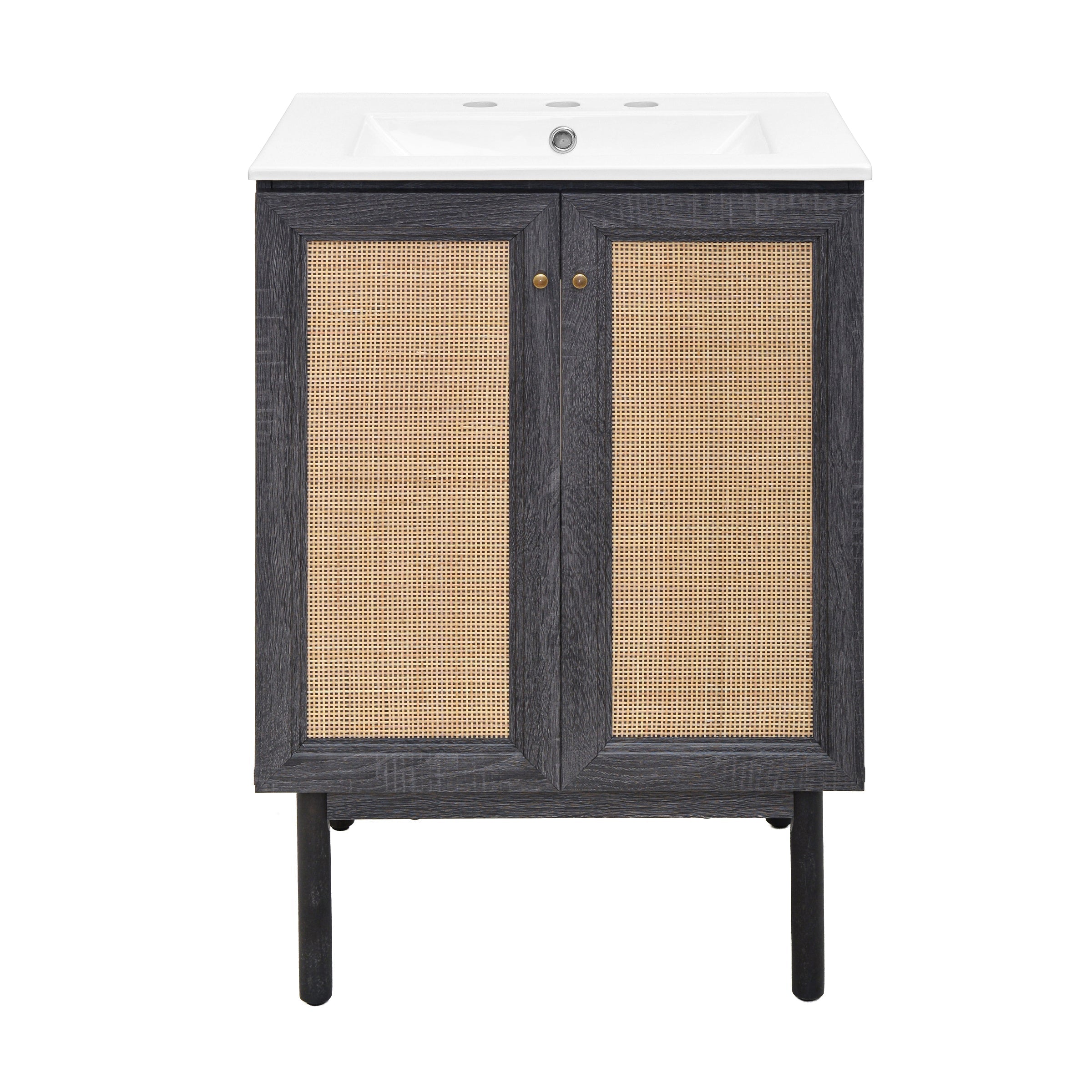 Black Oak / White / 3-Hole