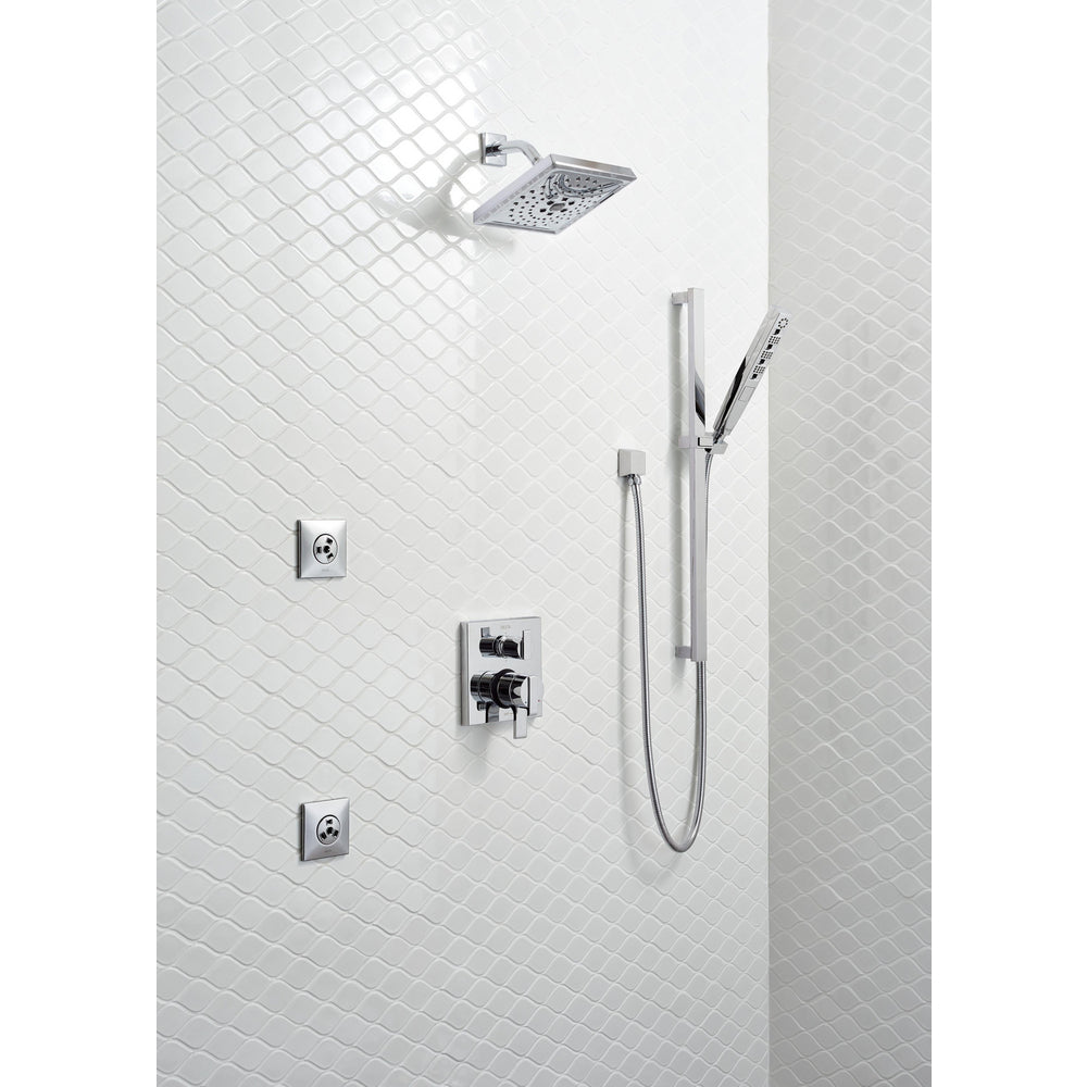 Delta Angular Modern Monitor 17 Series Valve Trim with 6 Setting Integrated Diverter