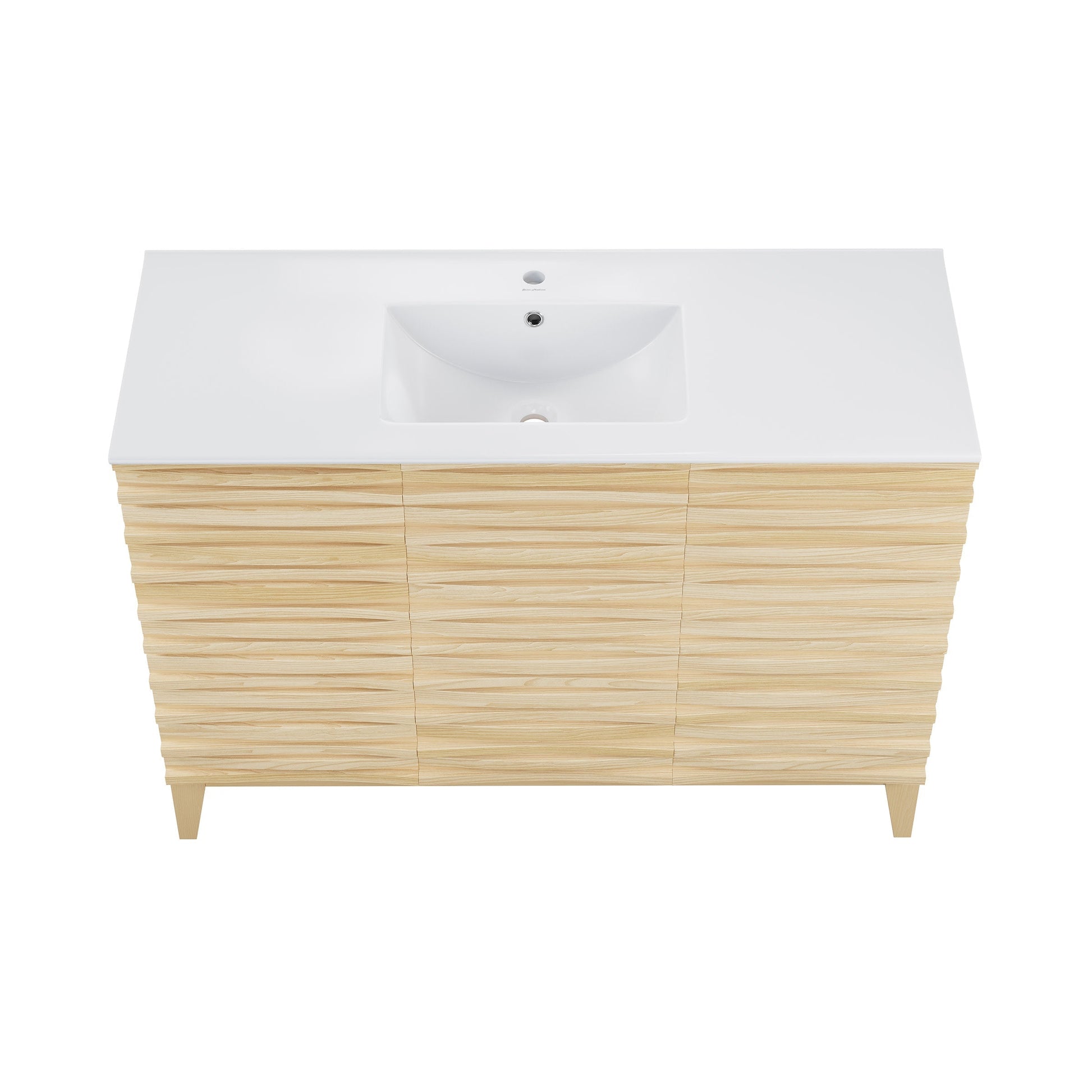 Natural Oak / Glossy White / 1-Hole
