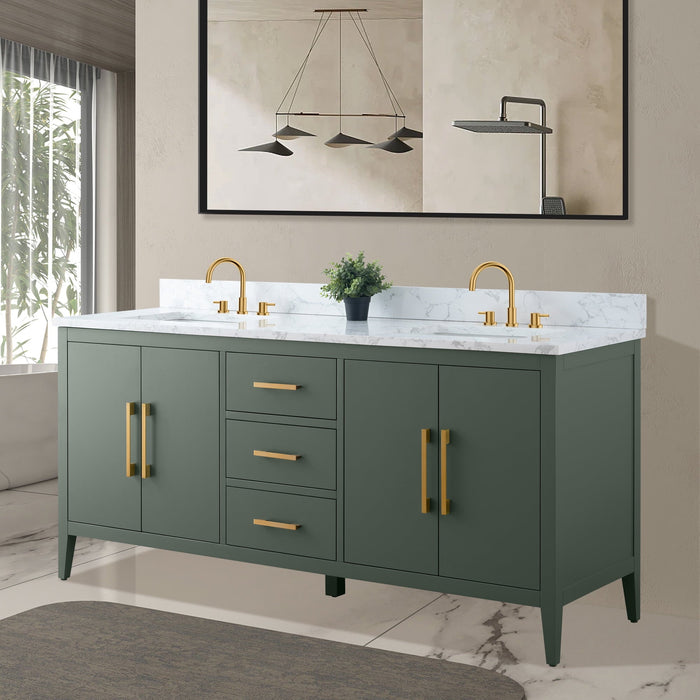 Vintage Green / Golden Brushed