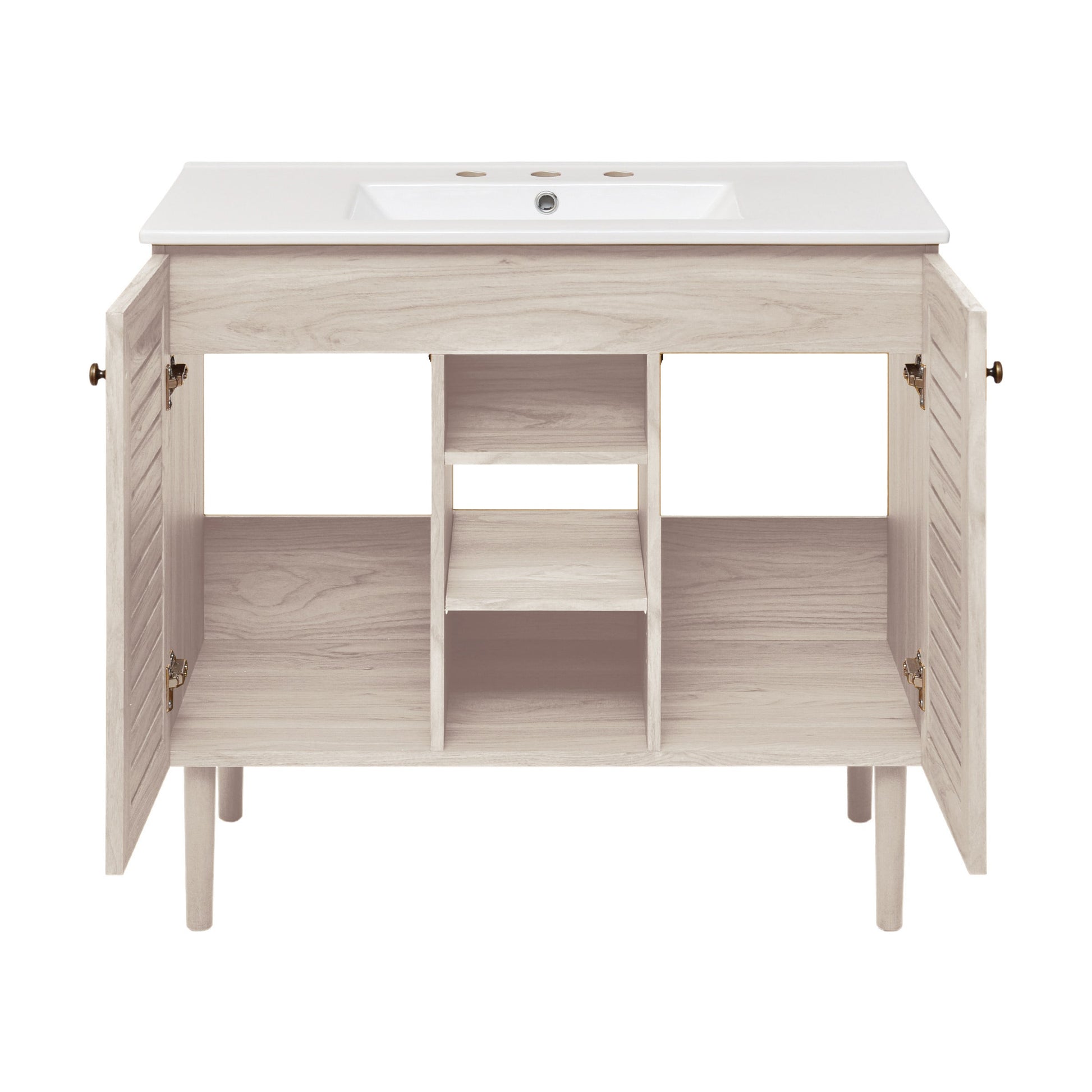 White Oak / White / 3-Hole