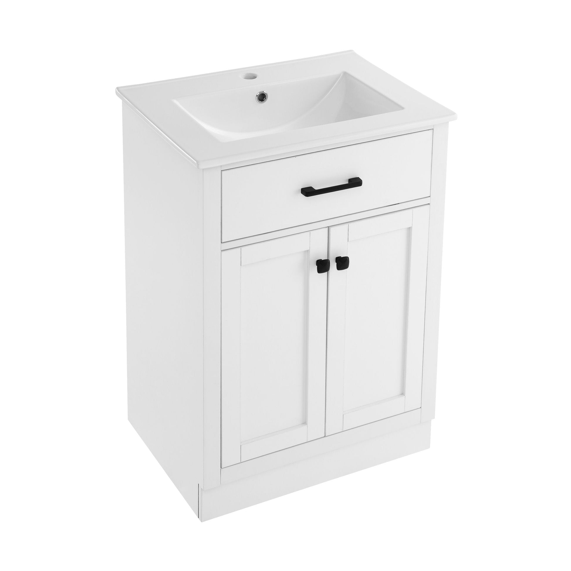 White / White / 1-Hole